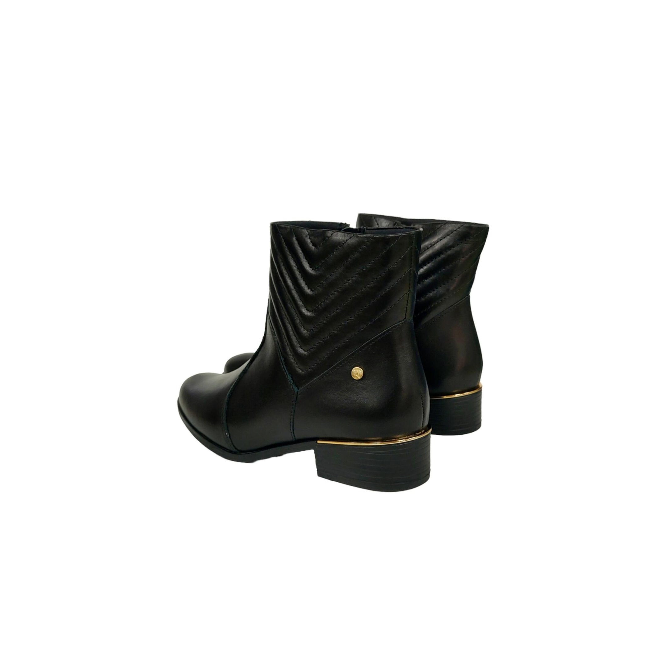 Ramarim Bota Montaria Cano Curto em Couro Ref. 2453102 Preto 5