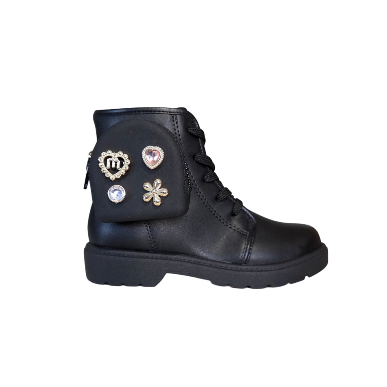 Molekinha Coturno Cano Curto Infantil Ref. 2164.144