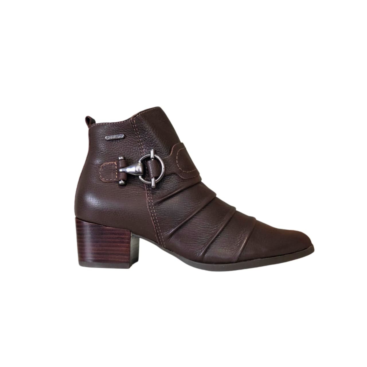 Bottero Bota Feminina Cano Curto em Couro Ref. 349313