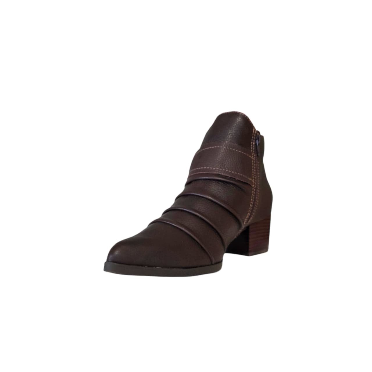 Bottero Bota Feminina Cano Curto em Couro Ref. 349313 Marrom 2