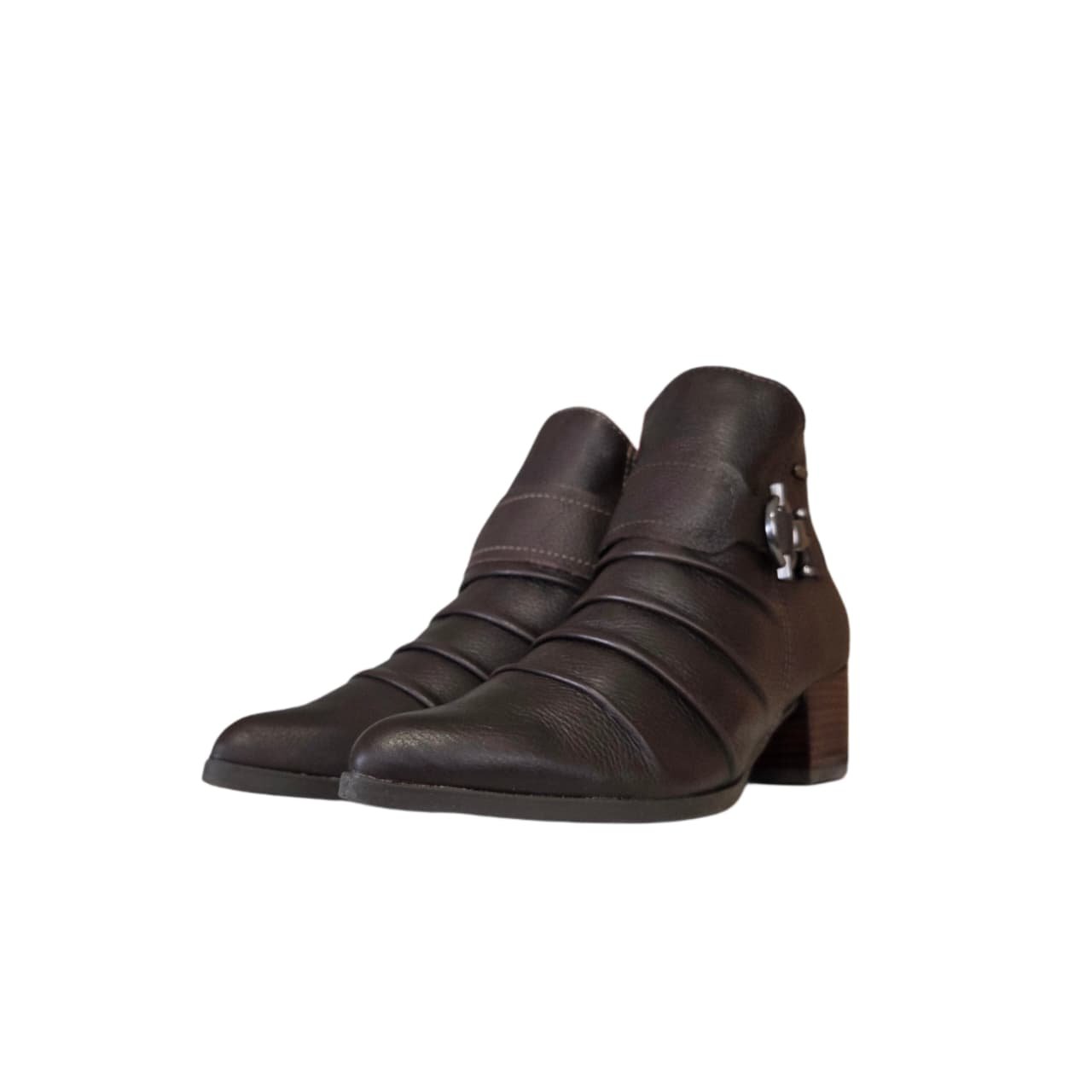 Bottero Bota Feminina Cano Curto em Couro Ref. 349313 Marrom 7
