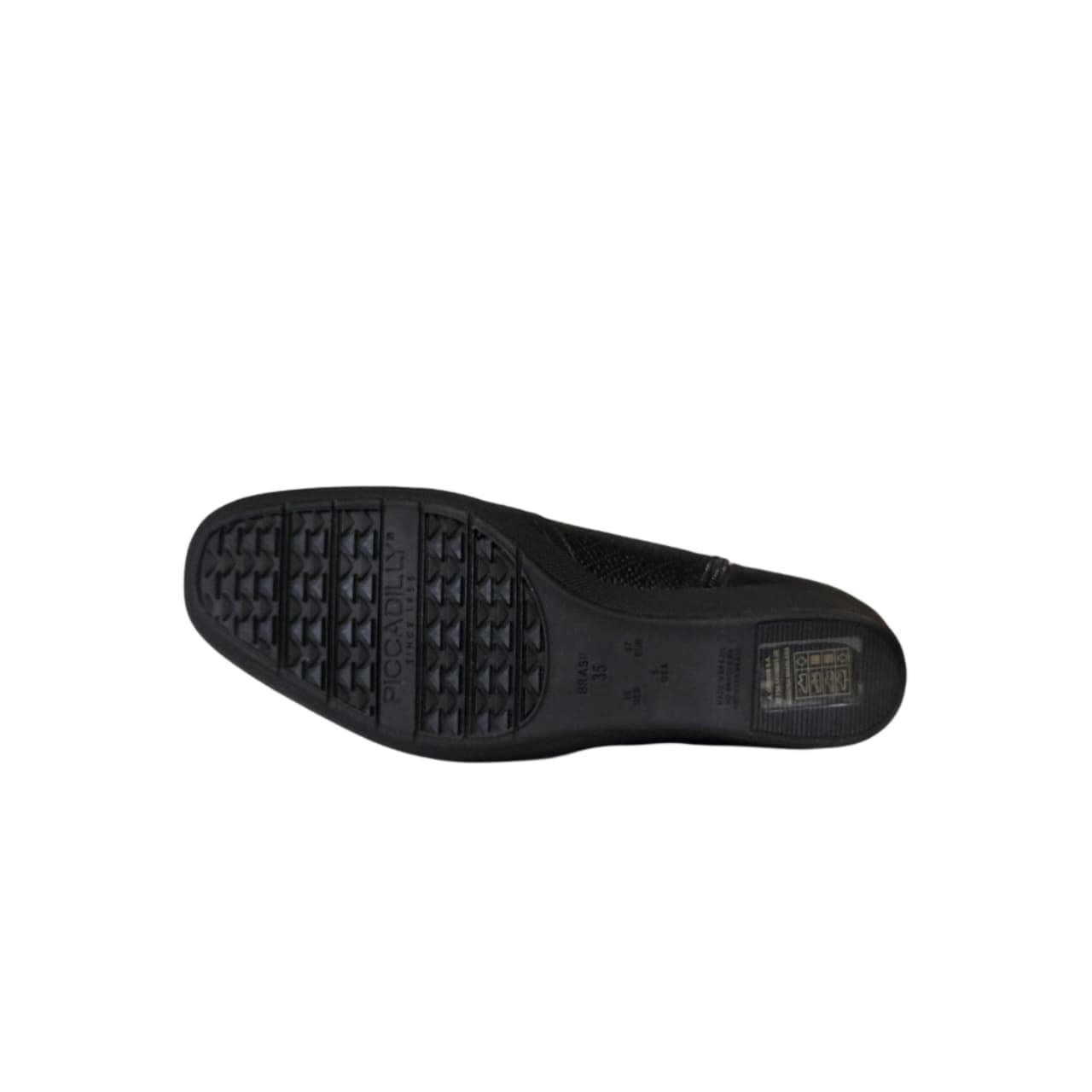 Piccadilly Bota Anabela Cano Curto Feminino Ref. 143217 Preto 4