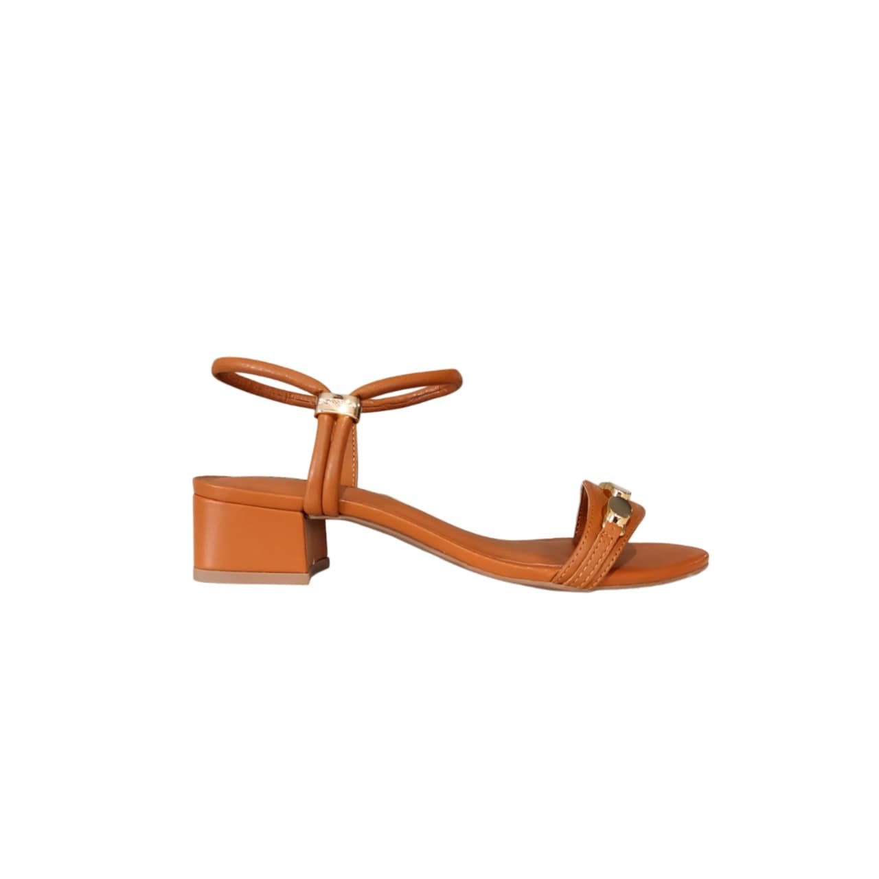 Bottero Sandalia Feminina em Couro Salto Bloco 3,5 cm Ref. 373002