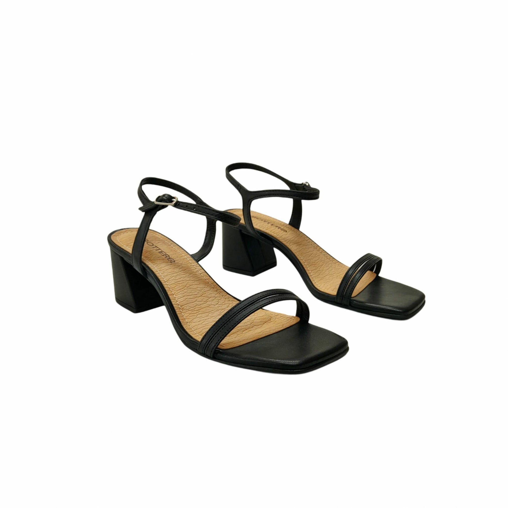 Bottero Sandalia Feminina em Couro Salto 5,5 cm Ref. 367901 Preto 2