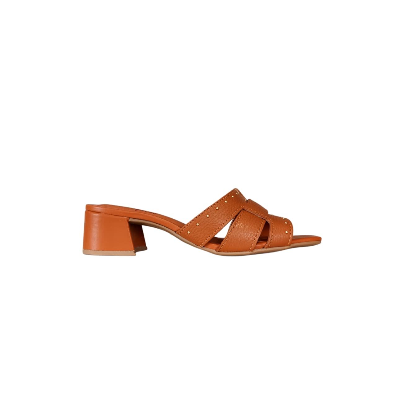 Bottero Tamanco Feminino em Couro Salto Bloco 4,5 cm Ref. 374005