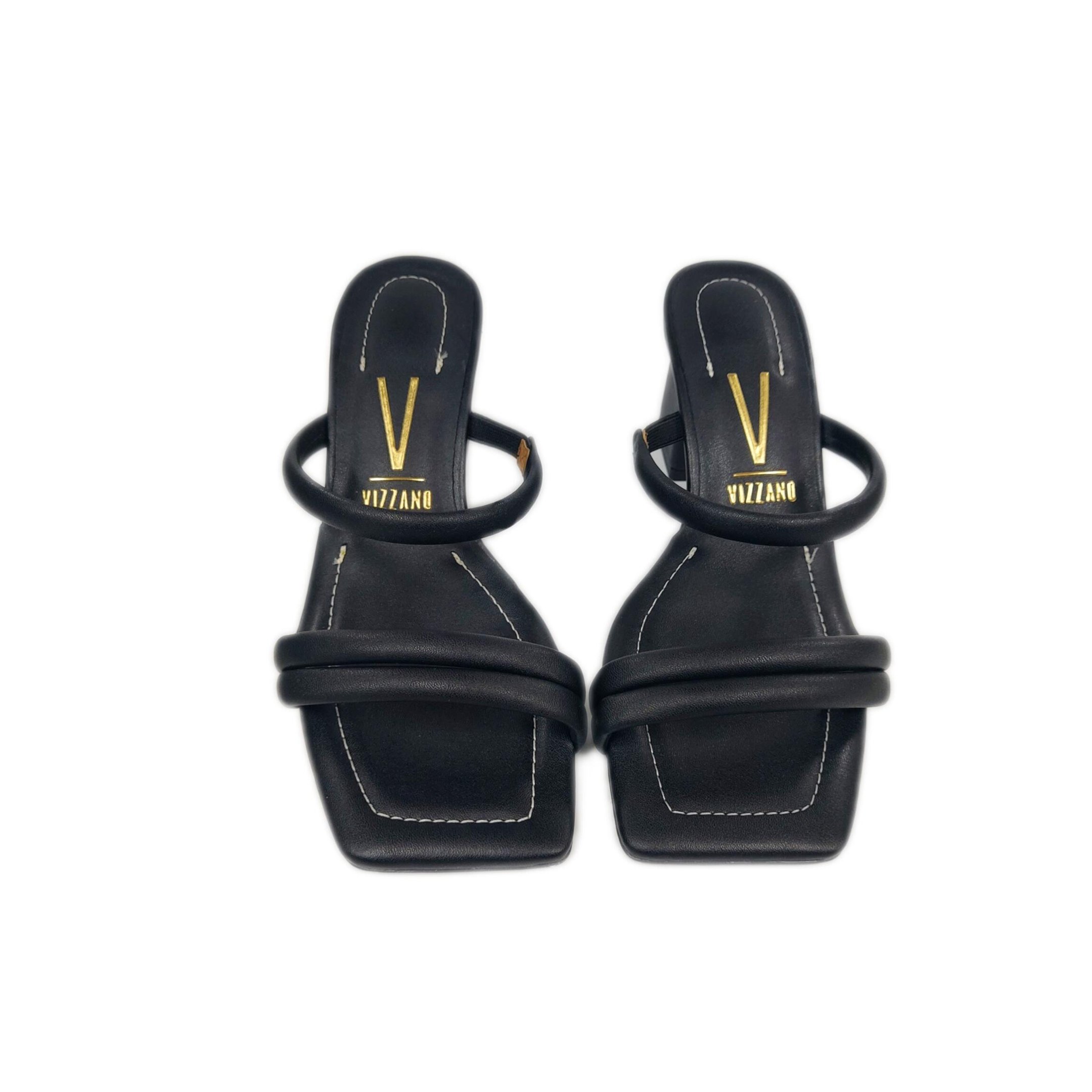 Vizzano Tamanco Feminino Salto Bloco 8 cm Ref. 6455.108 Preto 5