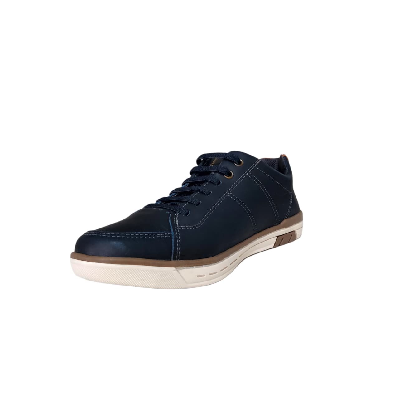 Pegada Sapatenis Masculino Em Couro Ref. 119313 Azul 2