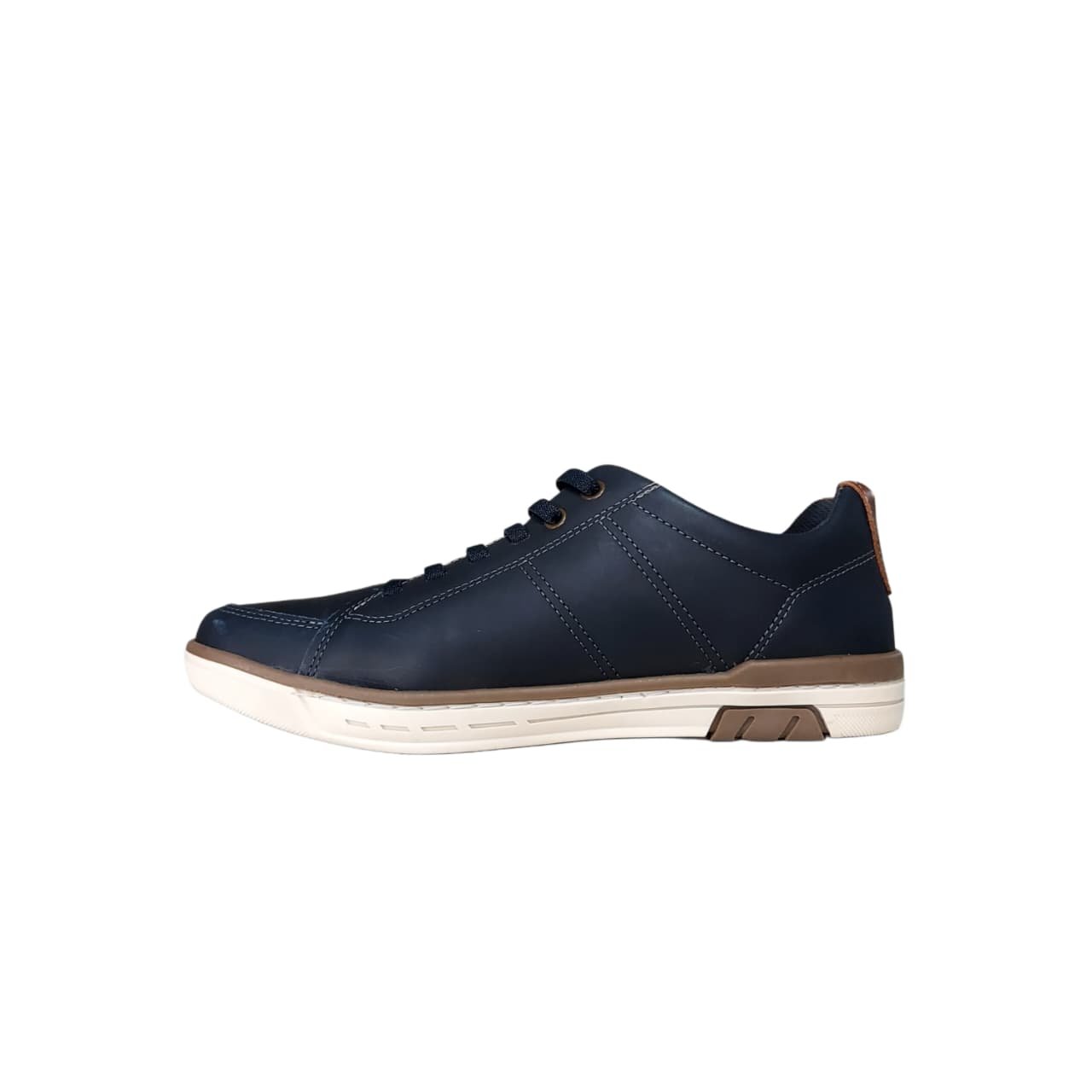 Pegada Sapatenis Masculino Em Couro Ref. 119313 Azul 3