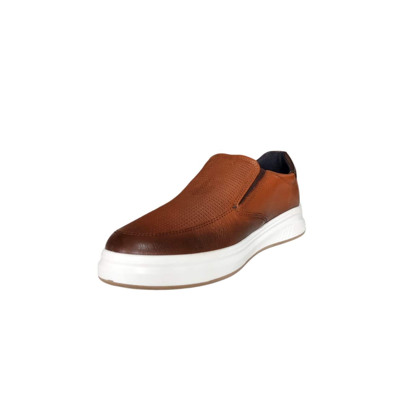Pegada Sapatenis Slip On Masculino em Couro Ref. 112303 Marrom 3