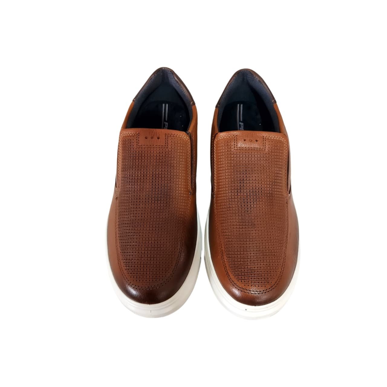 Pegada Sapatenis Slip On Masculino em Couro Ref. 112303 Marrom 7