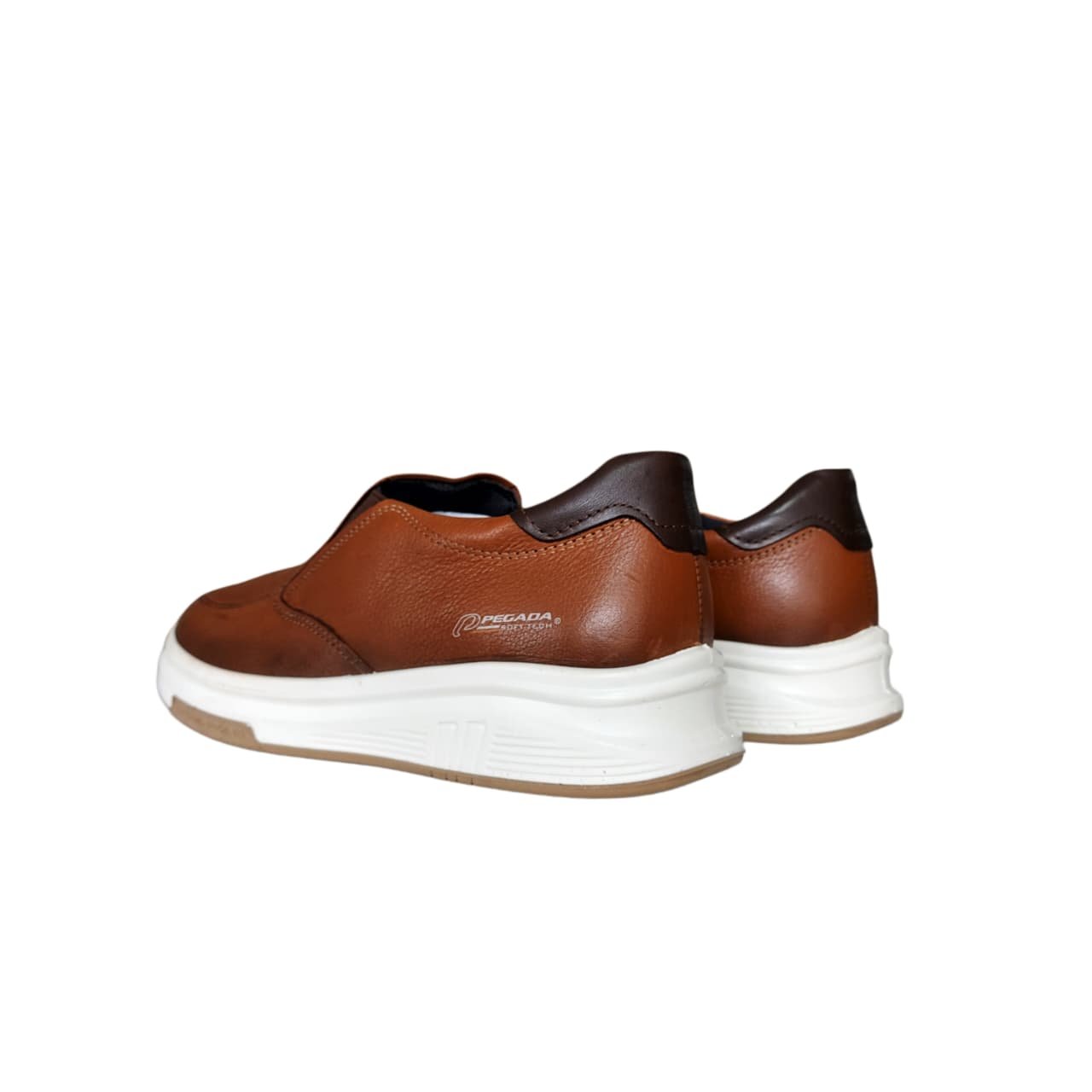 Pegada Sapatenis Slip On Masculino em Couro Ref. 112303 Marrom 8