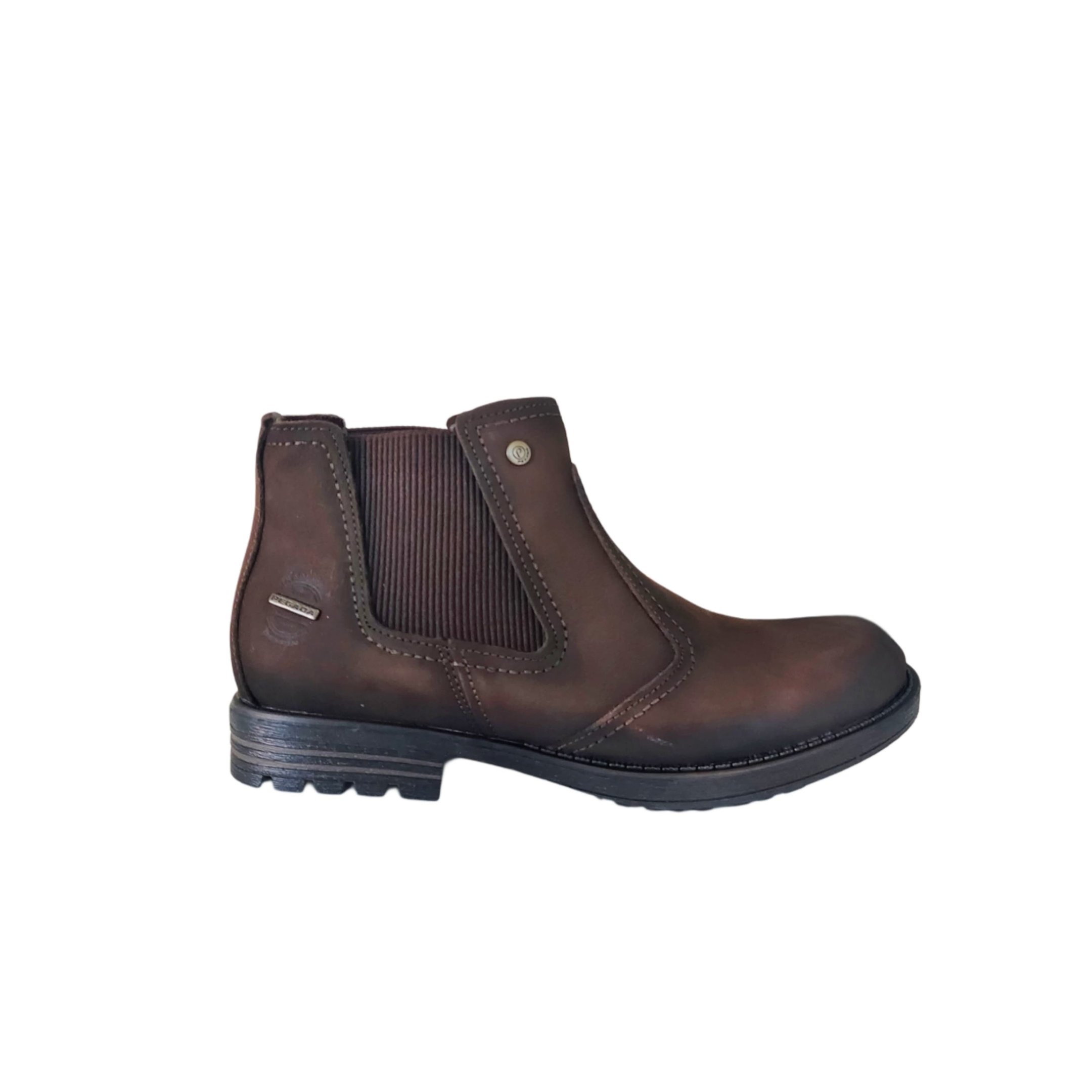 Pegada Botina Casual Masculina em Couro Ref. 180788