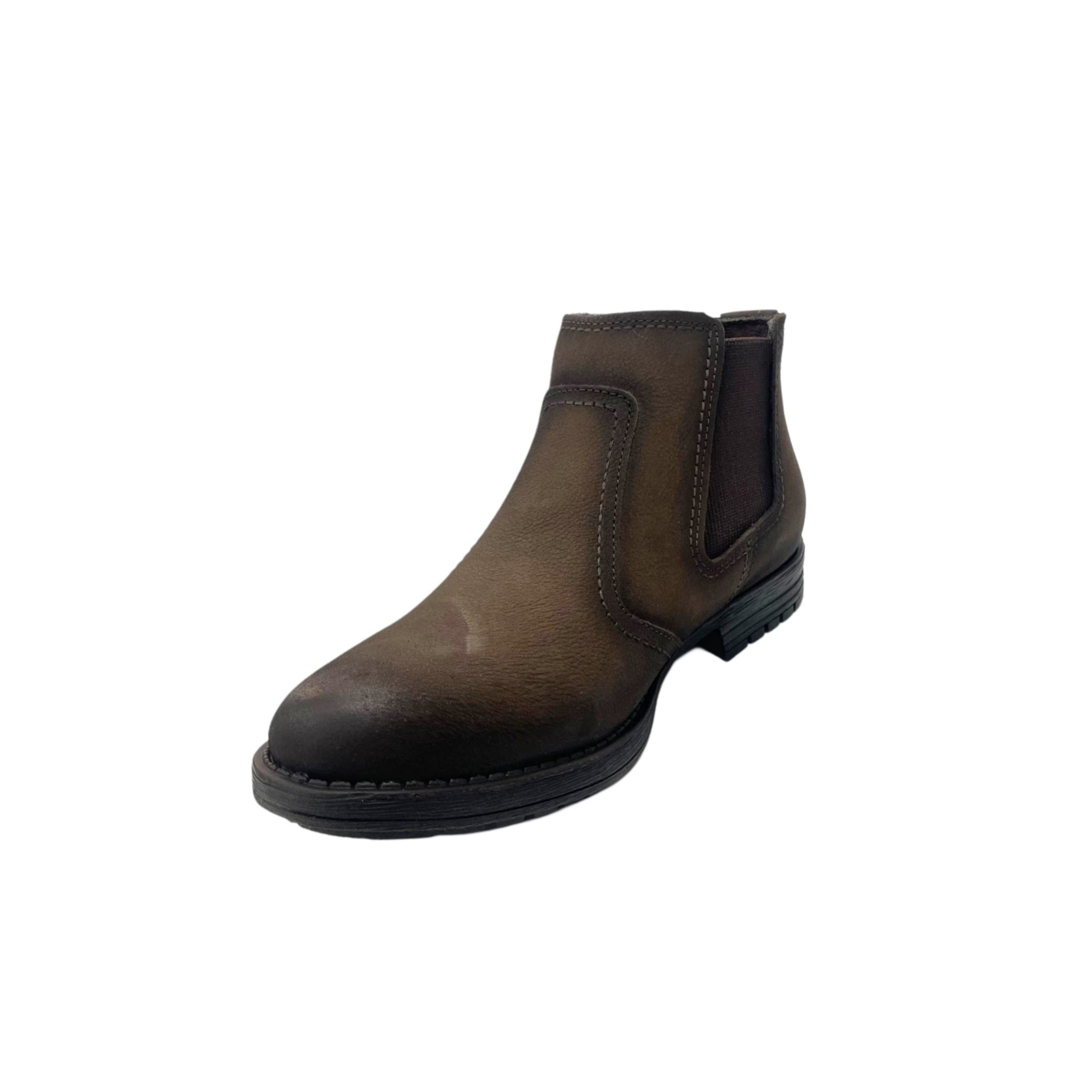 Pegada Botina Casual Masculina em Couro Ref. 180788 Chocolate 2