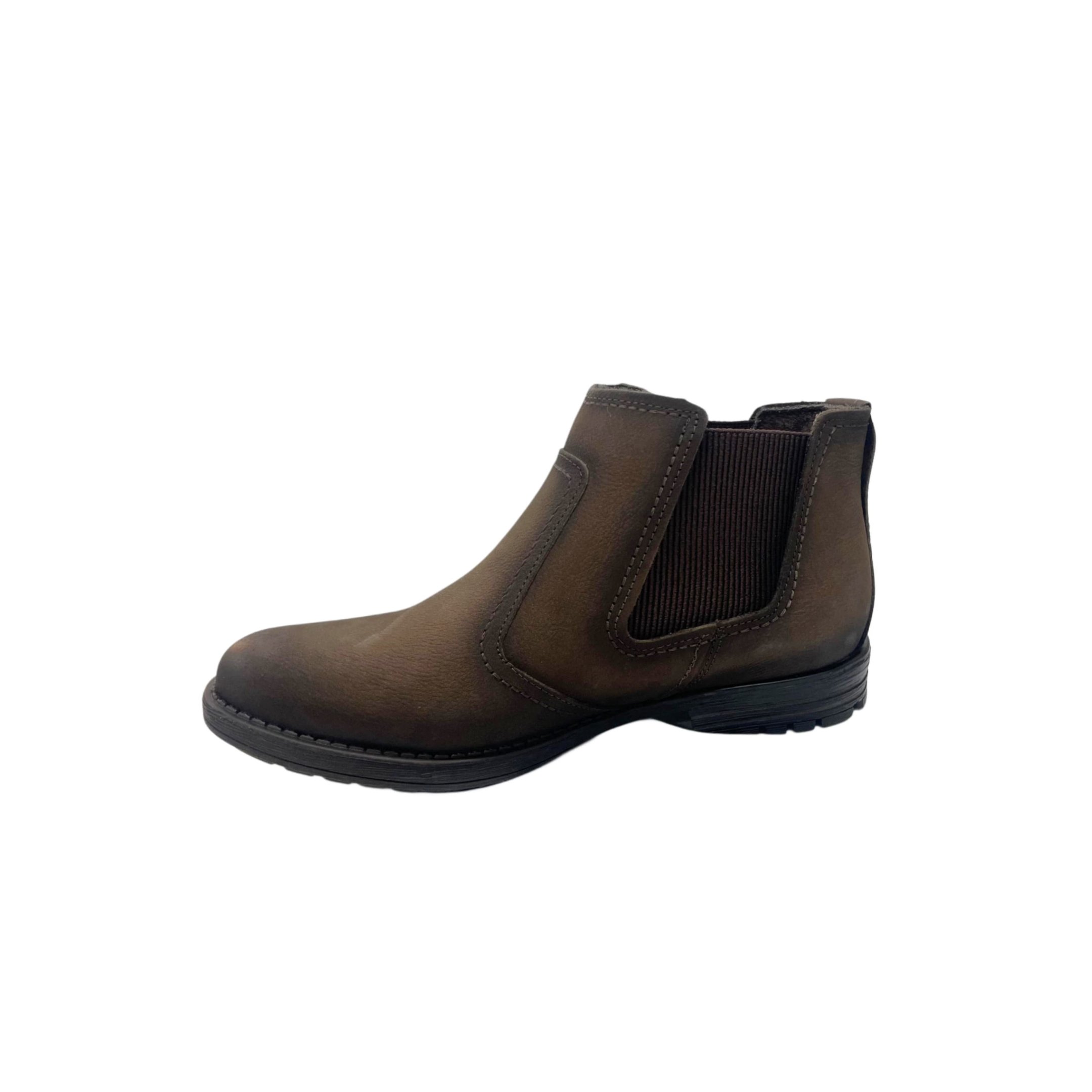 Pegada Botina Casual Masculina em Couro Ref. 180788 Chocolate 3