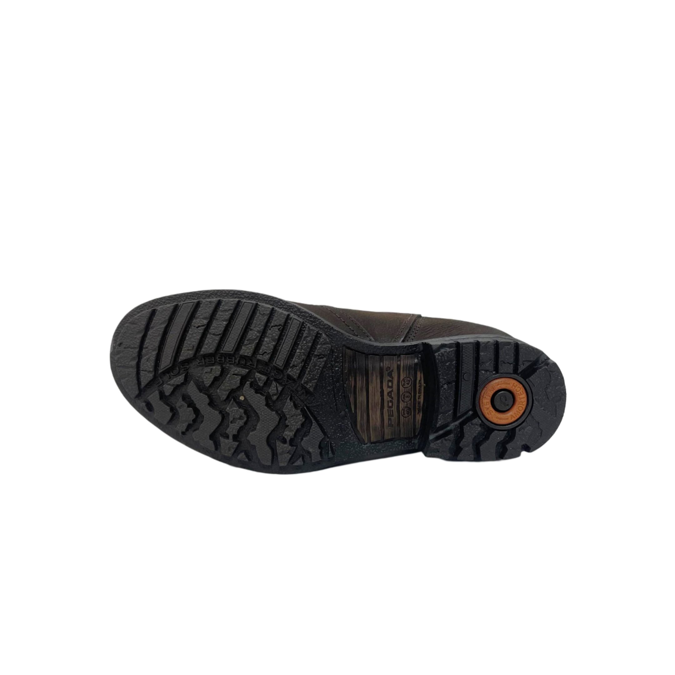 Pegada Botina Casual Masculina em Couro Ref. 180788 Chocolate 7