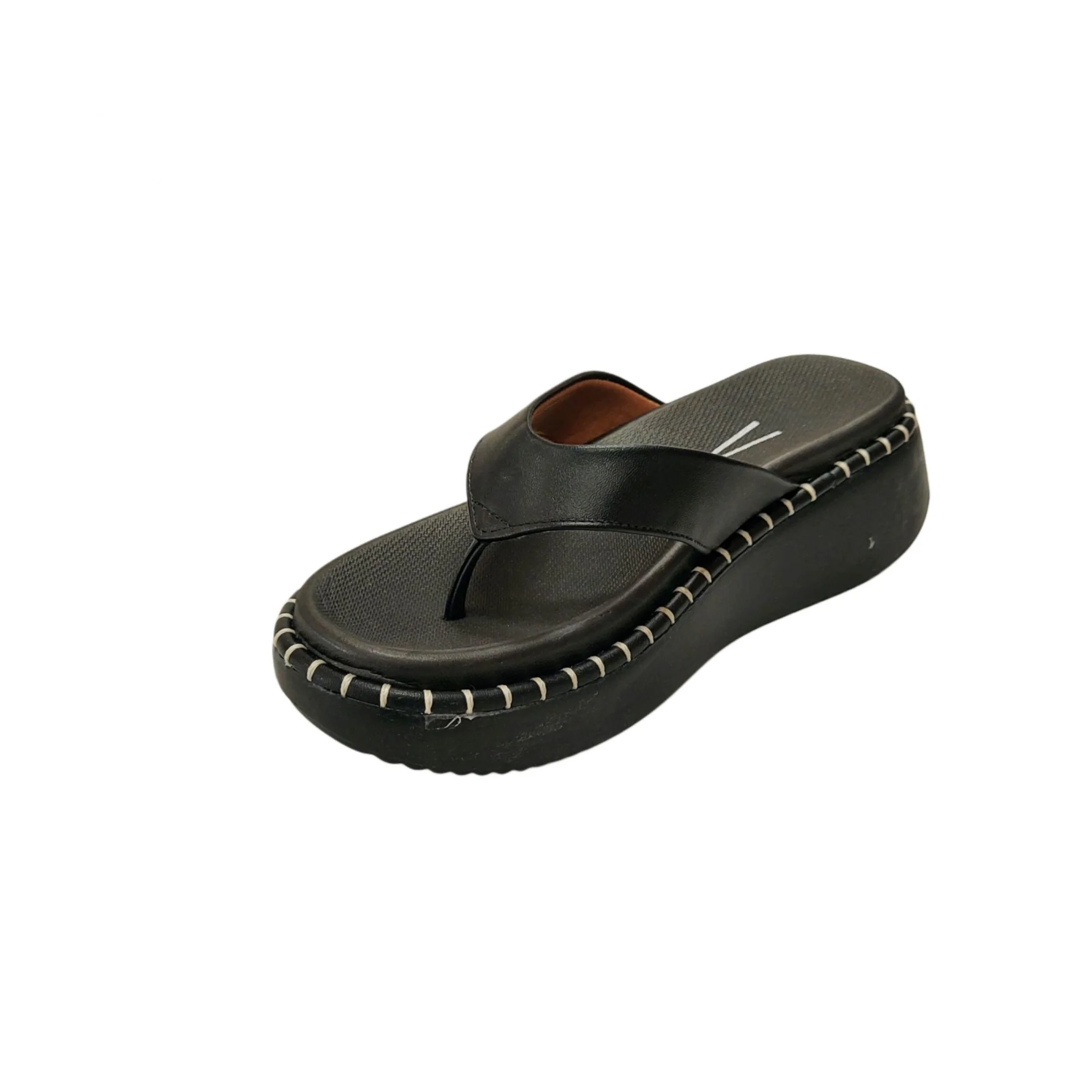 Vizzano Chinelo de Dedo Plataforma Feminino Ref. 6519.104 Preto 2