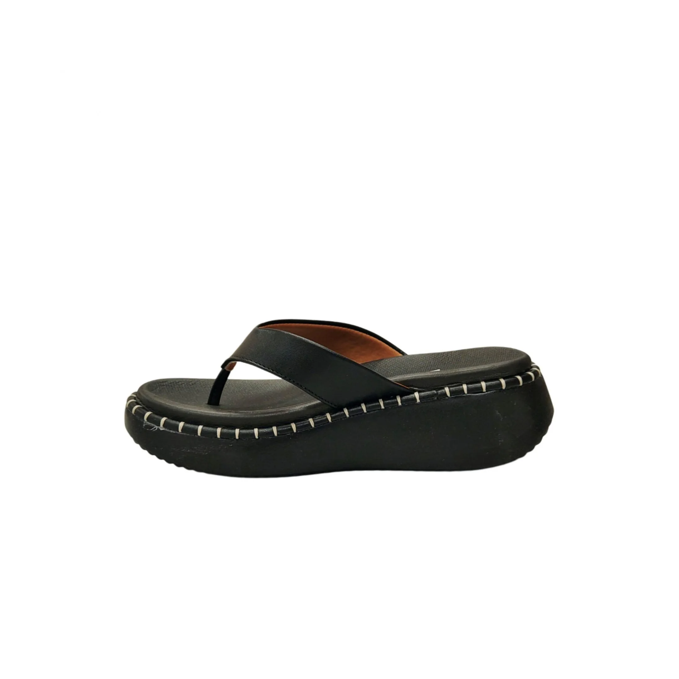 Vizzano Chinelo de Dedo Plataforma Feminino Ref. 6519.104 Preto 3