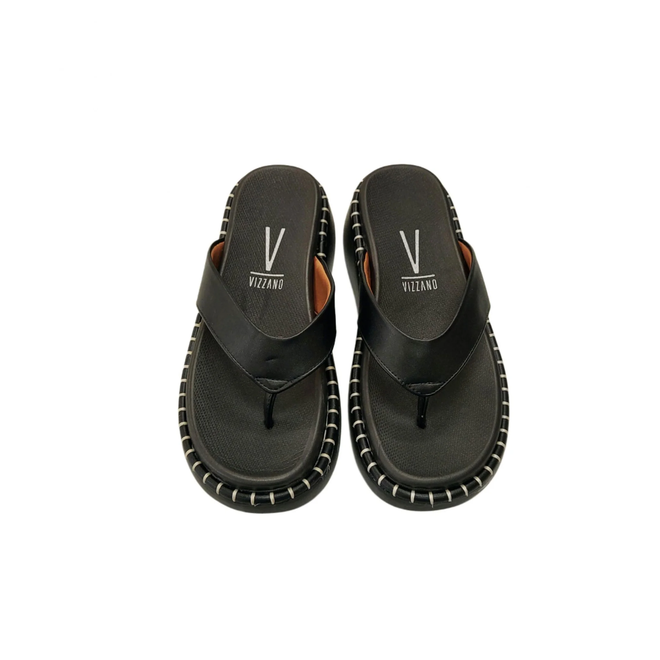 Vizzano Chinelo de Dedo Plataforma Feminino Ref. 6519.104 Preto 7