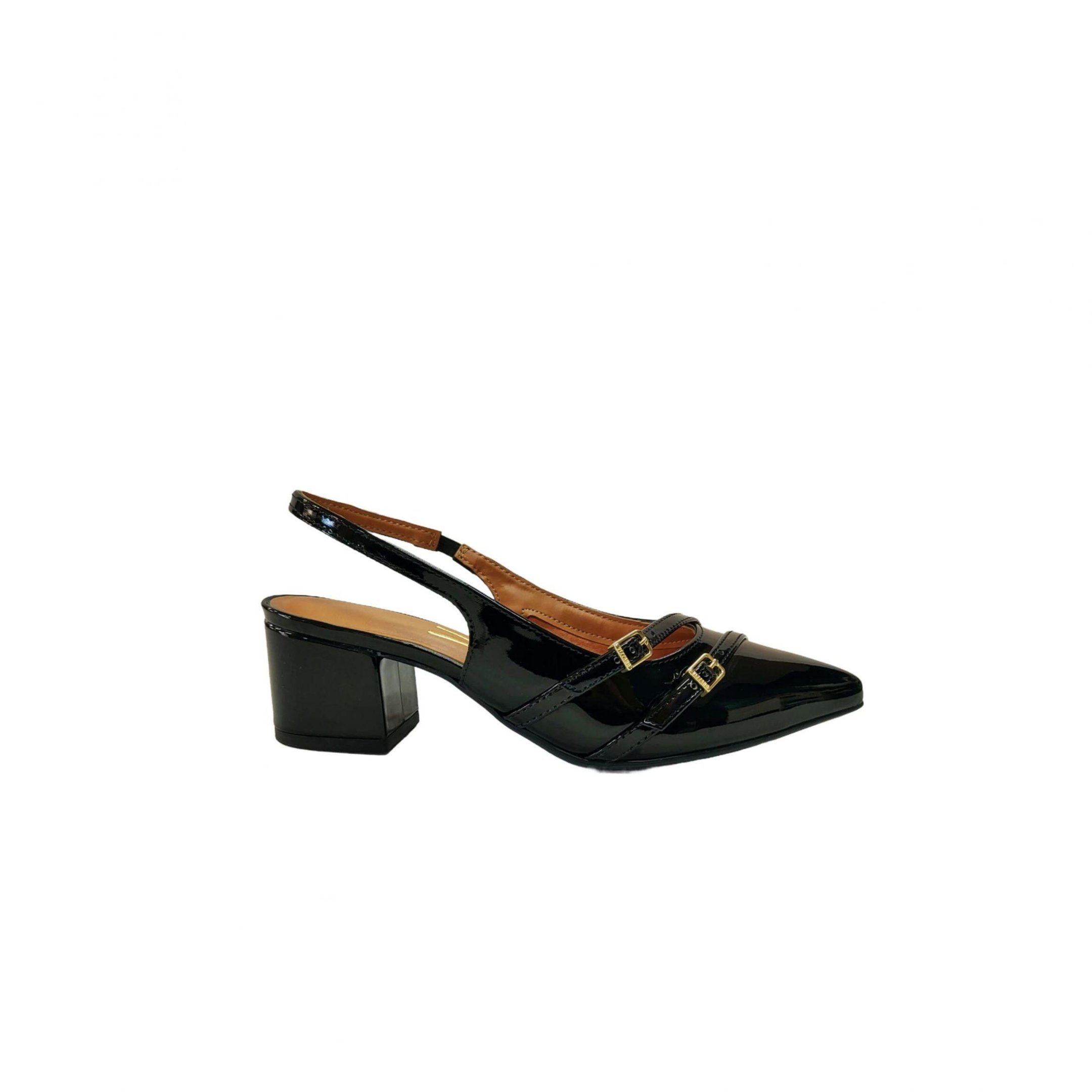 Vizzano Scarpin Slingback  Salto Grosso 5 cm Ref. 1220.366