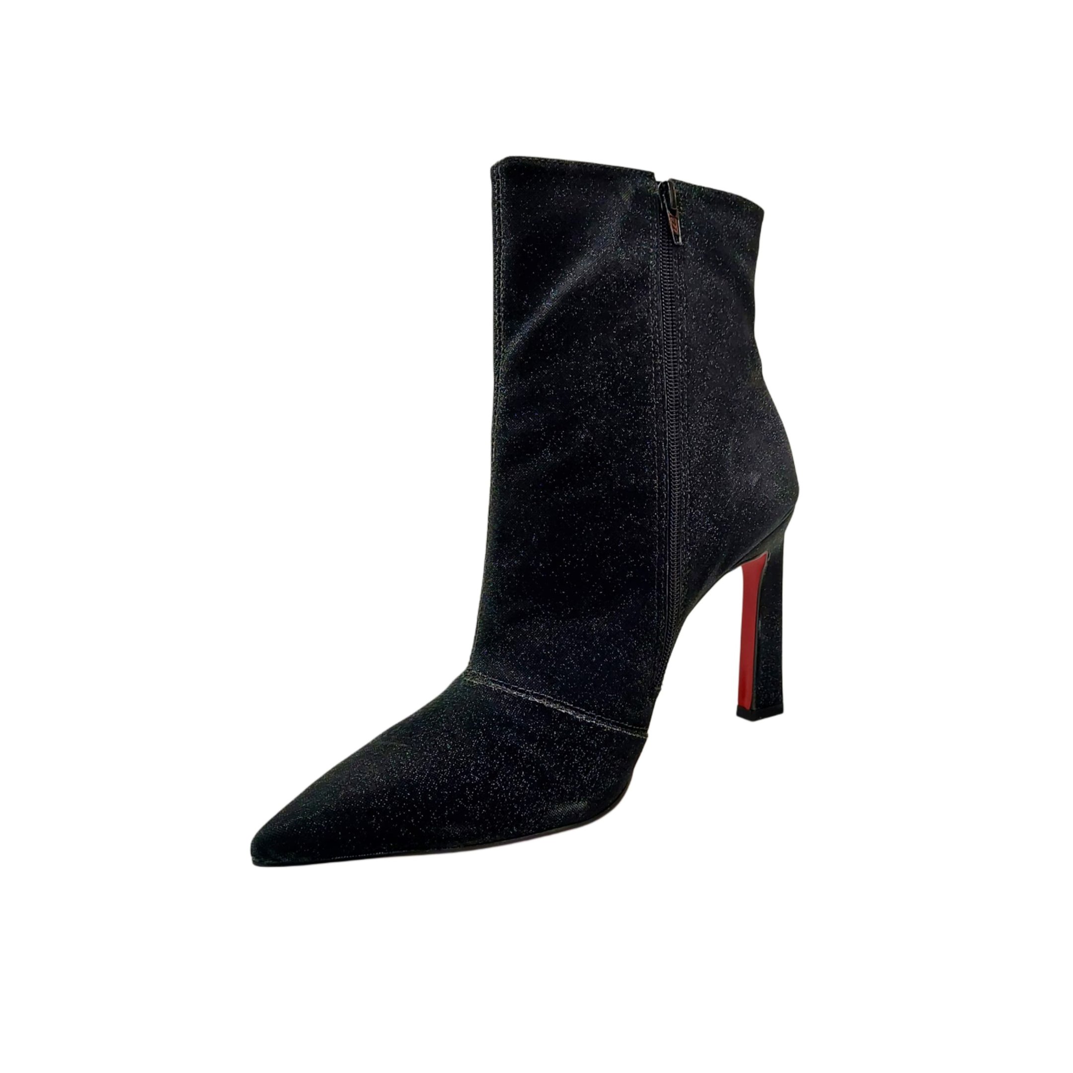 Varietta Bota Social Cano Curto Salto 12 Cm Ref. 1871975 Moon Preto 2