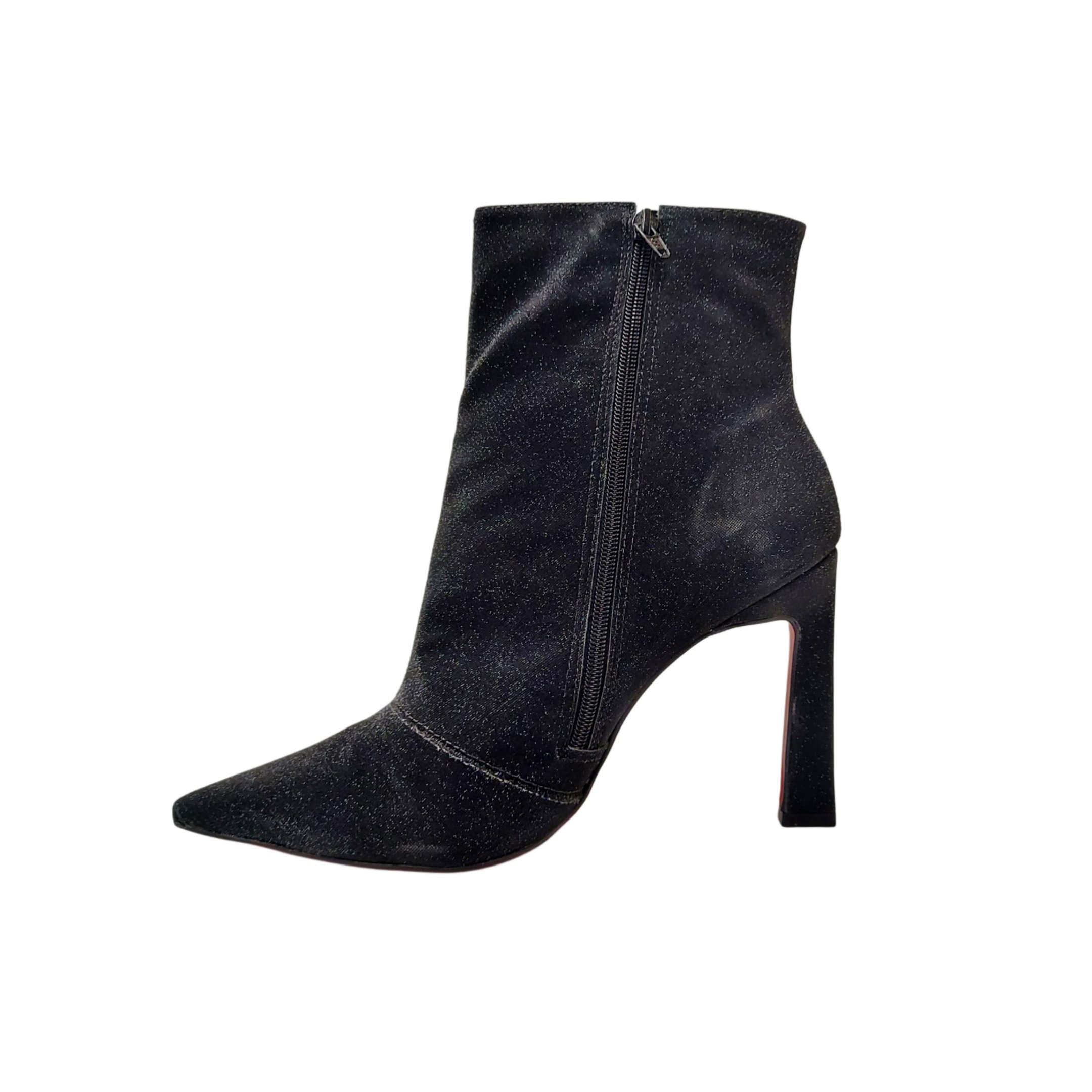 Varietta Bota Social Cano Curto Salto 12 Cm Ref. 1871975 Moon Preto 3