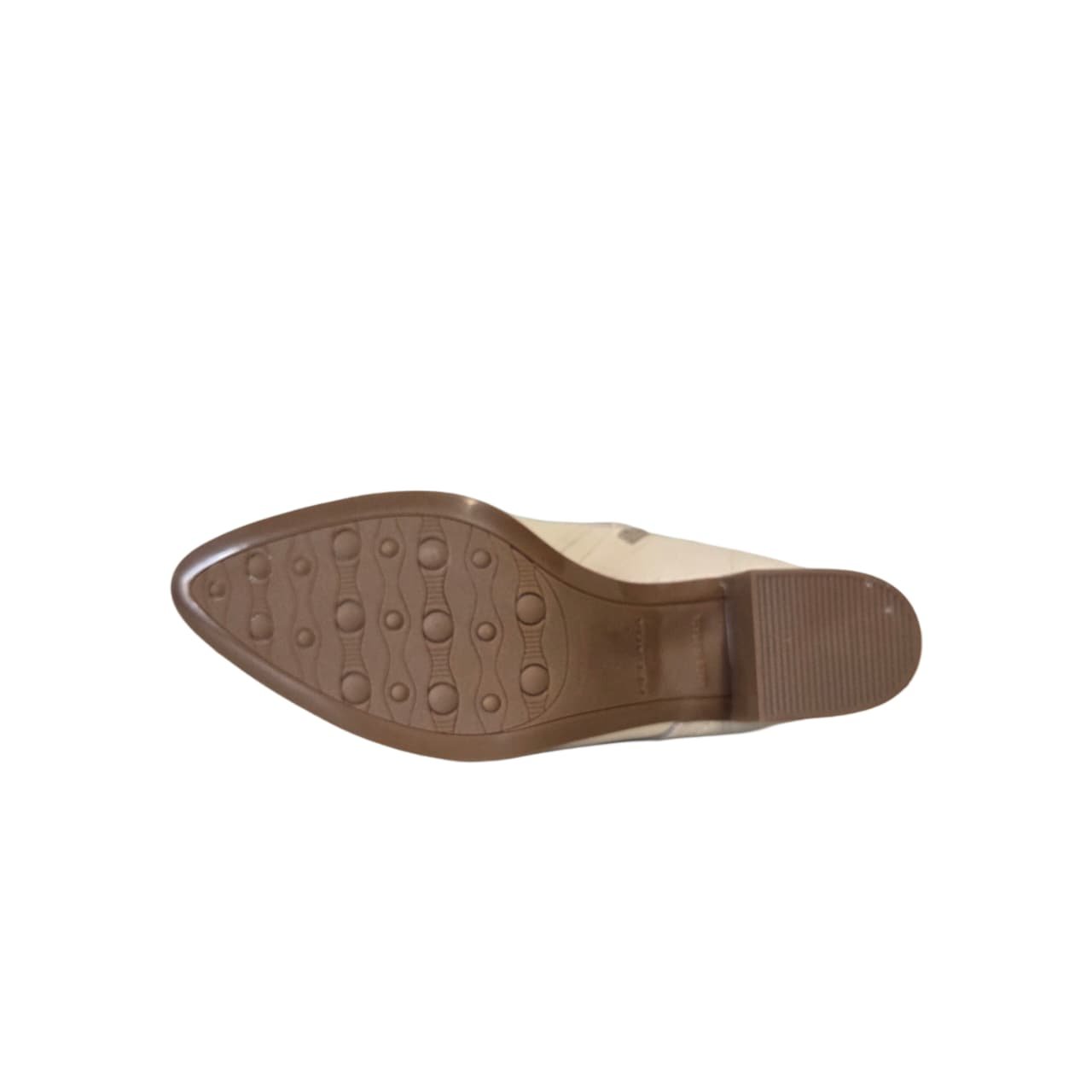 Pegada Bota Cano Curto em Couro Salto 5 cm Ref. 280904 Linho 4