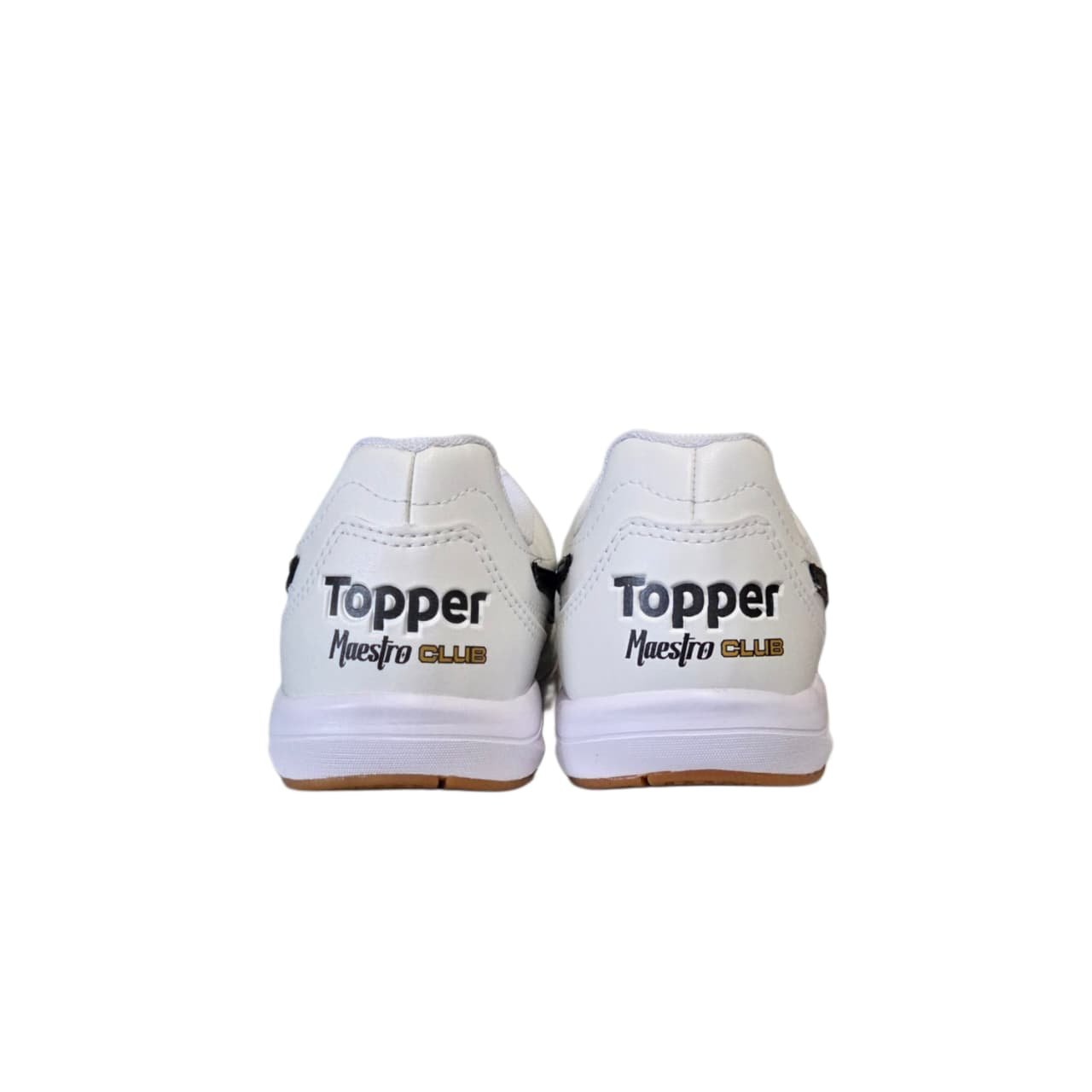 Topper Chuteira Indoor Adulto Maestro Club Ref. TP0820 Branco/Preto 9
