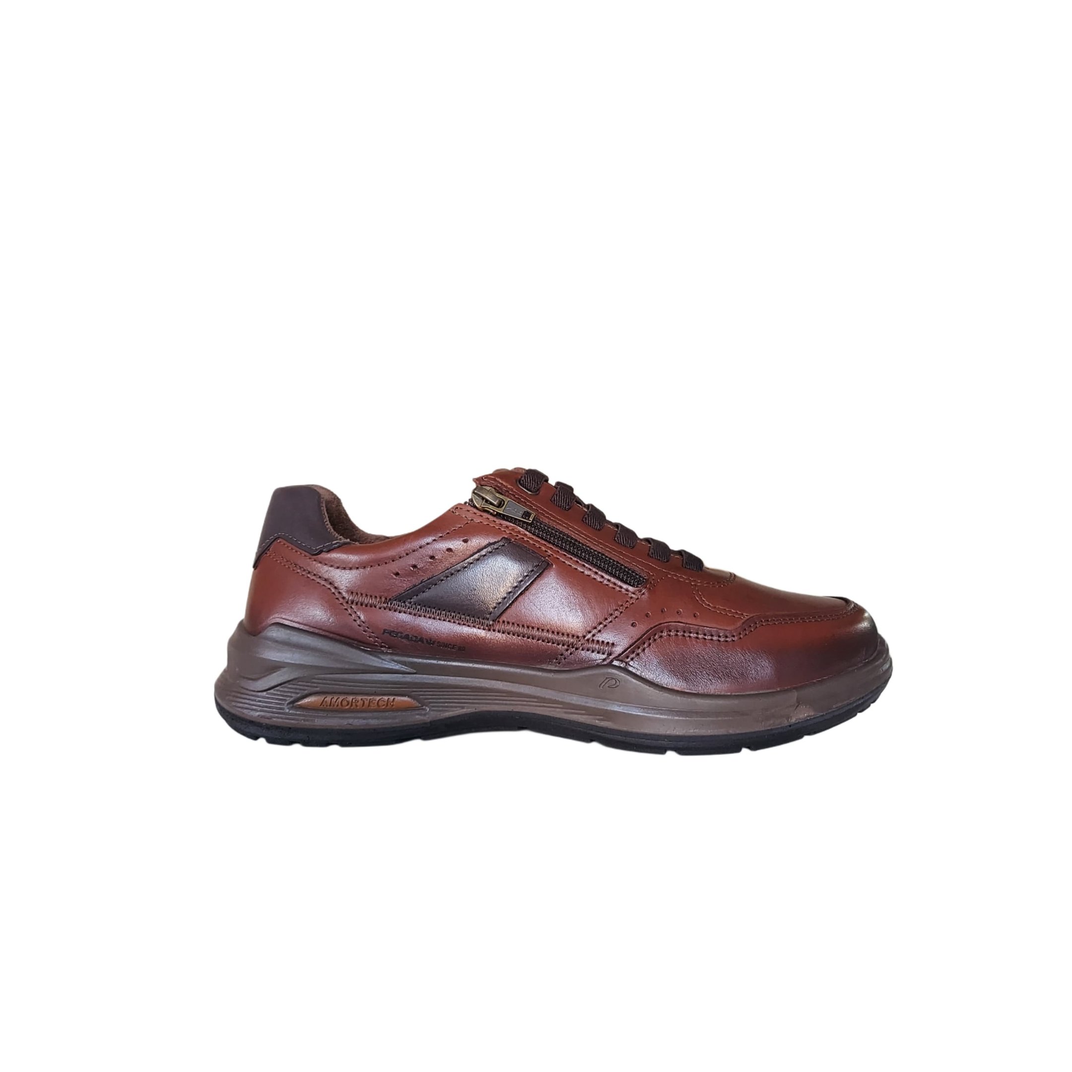 Pegada Sapatenis Masculino Em Couro Ref. 110507