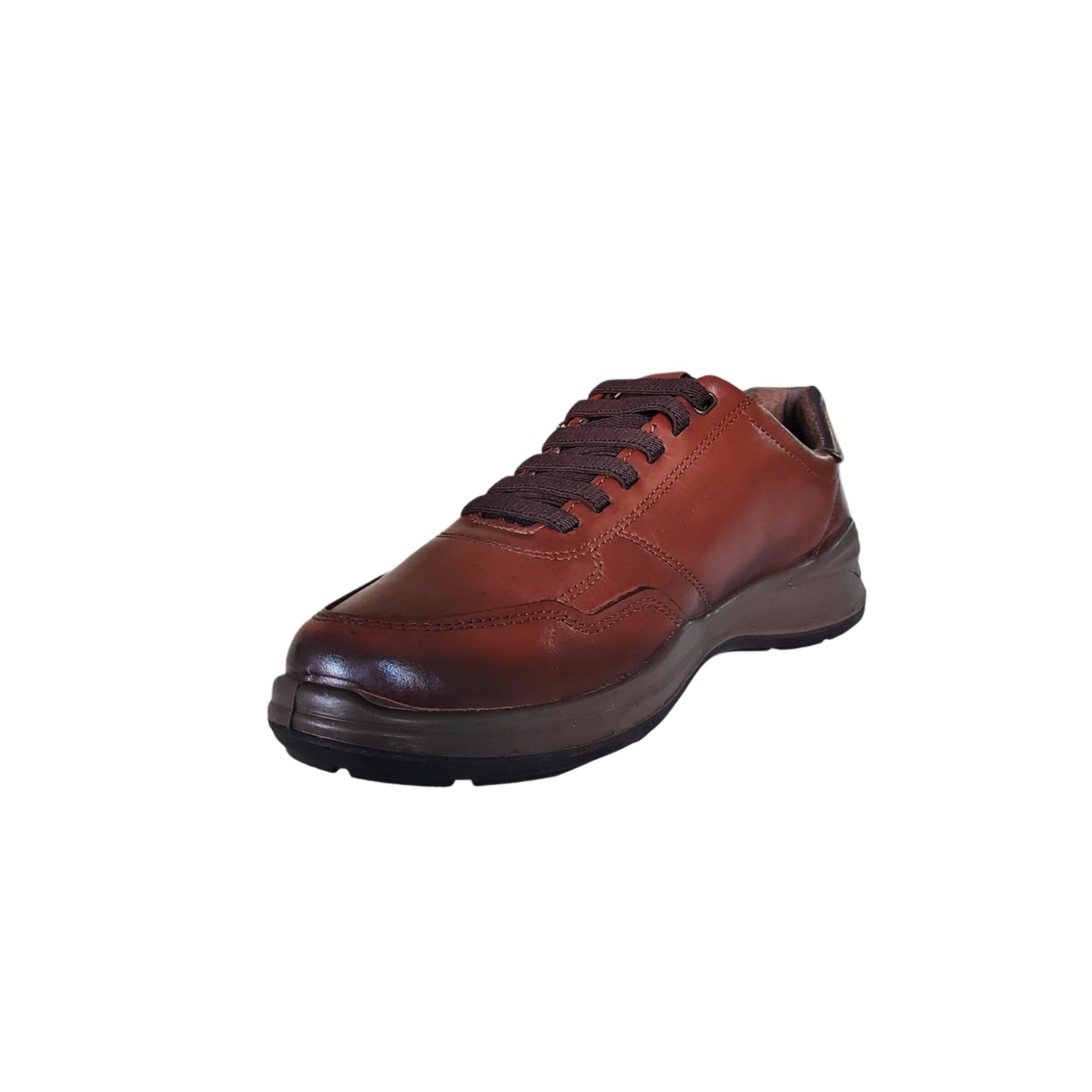 Pegada Sapatenis Masculino Em Couro Ref. 110507 Pinhão 2