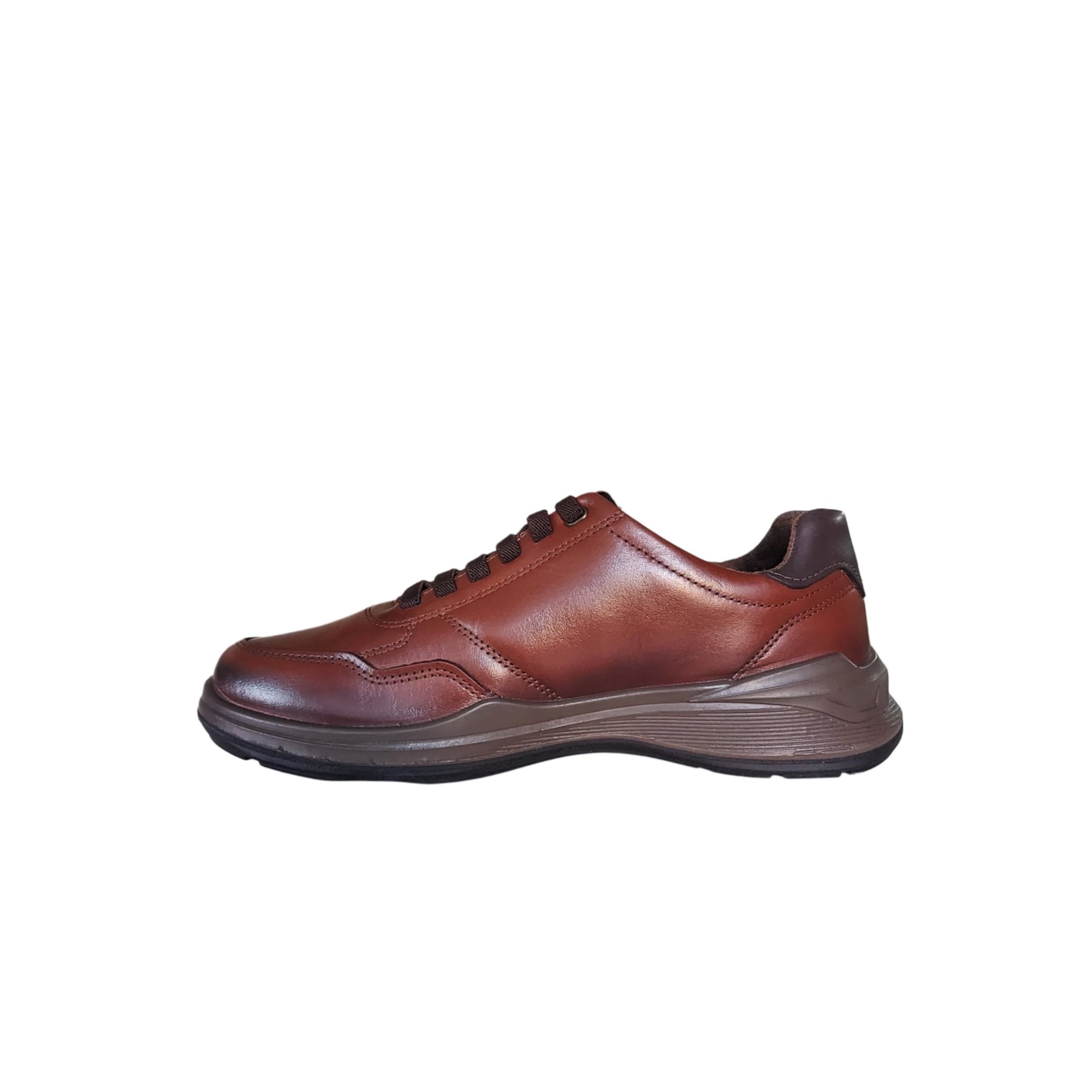 Pegada Sapatenis Masculino Em Couro Ref. 110507 Pinhão 3