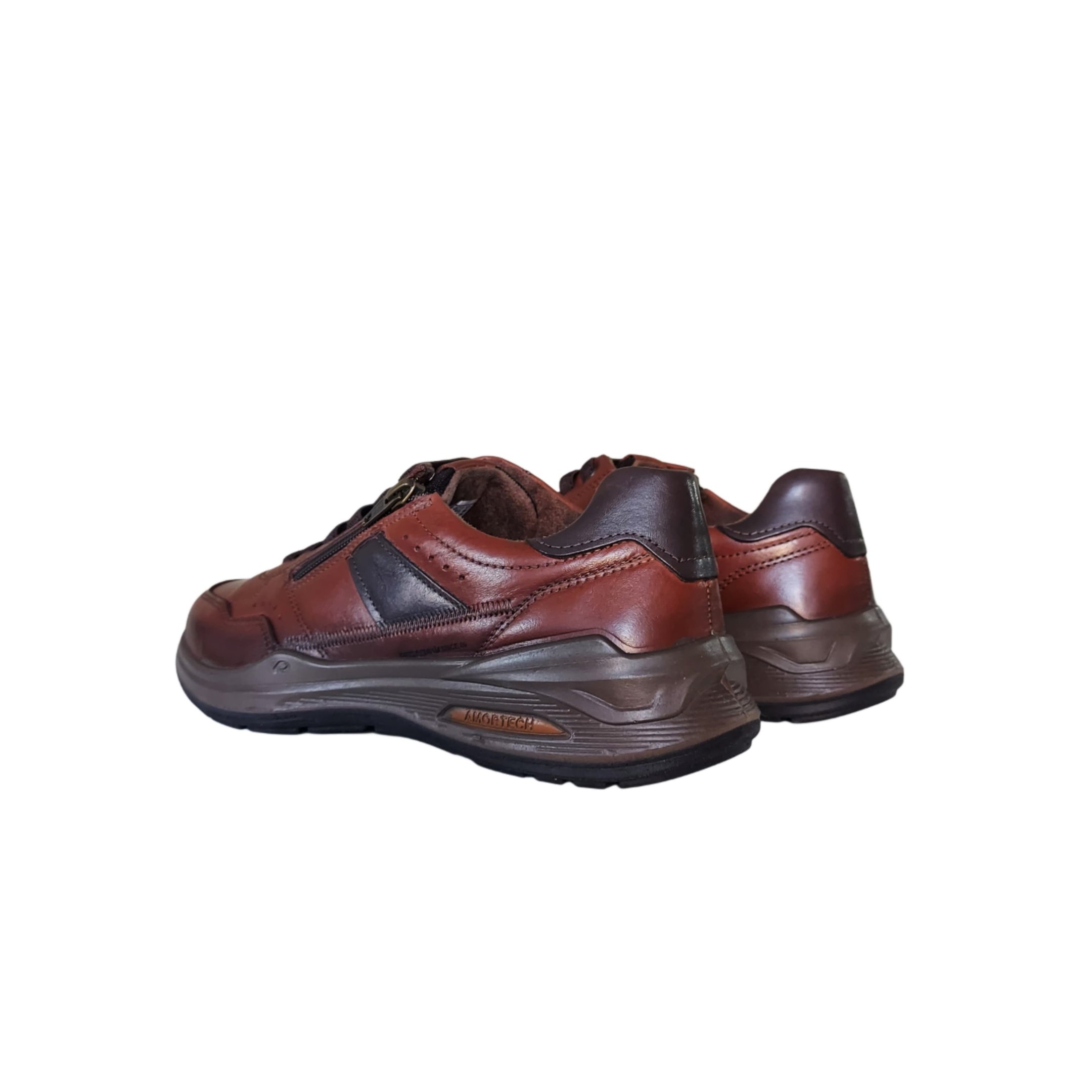 Pegada Sapatenis Masculino Em Couro Ref. 110507 Pinhão 7