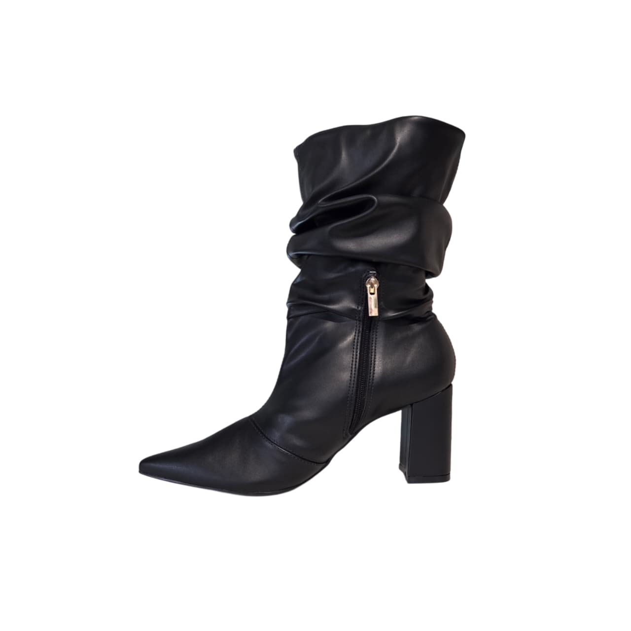 Varietta Bota Cano Medio Salto Bloco 8 cm Ref. 2692965 Preto 3