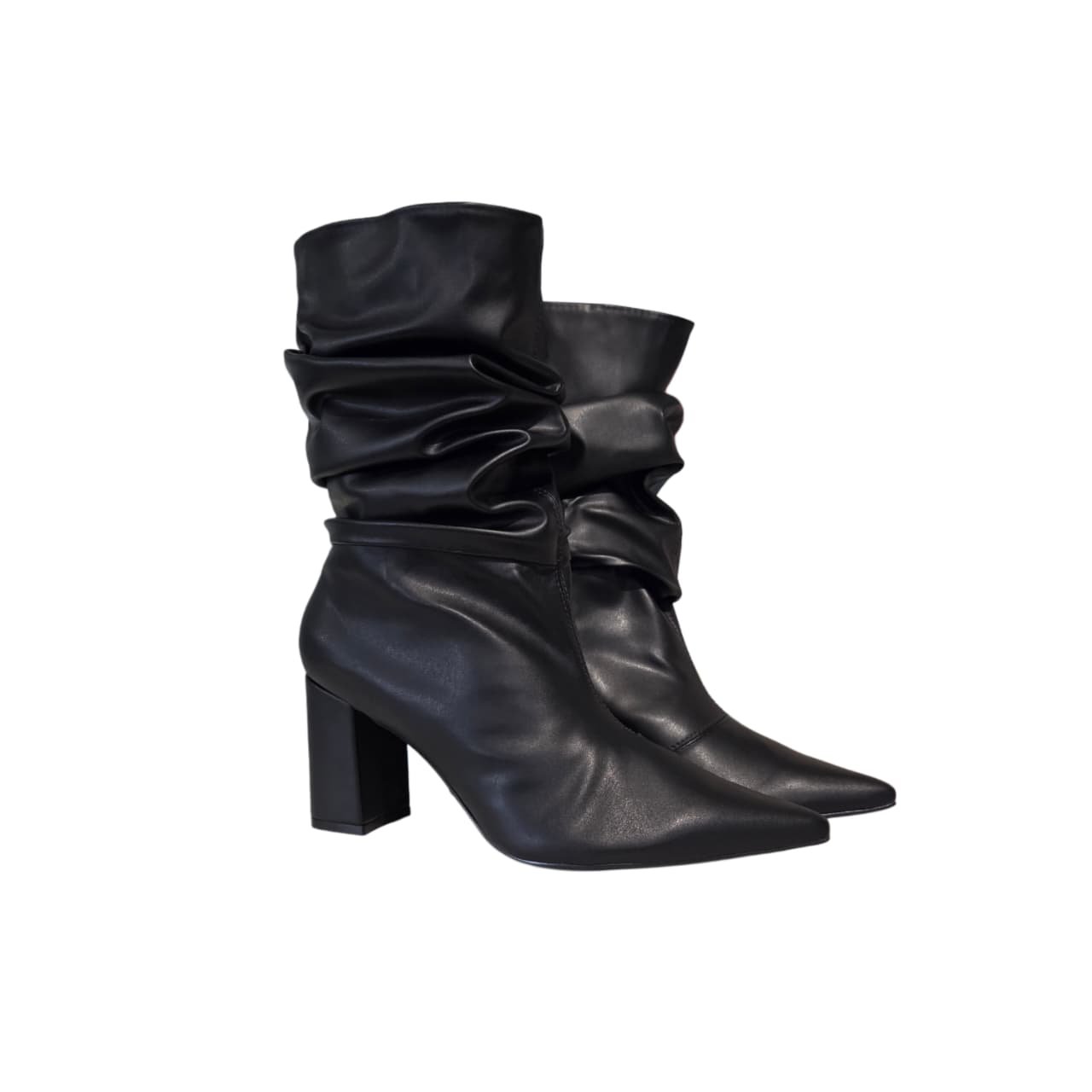 Varietta Bota Cano Medio Salto Bloco 8 cm Ref. 2692965 Preto 5