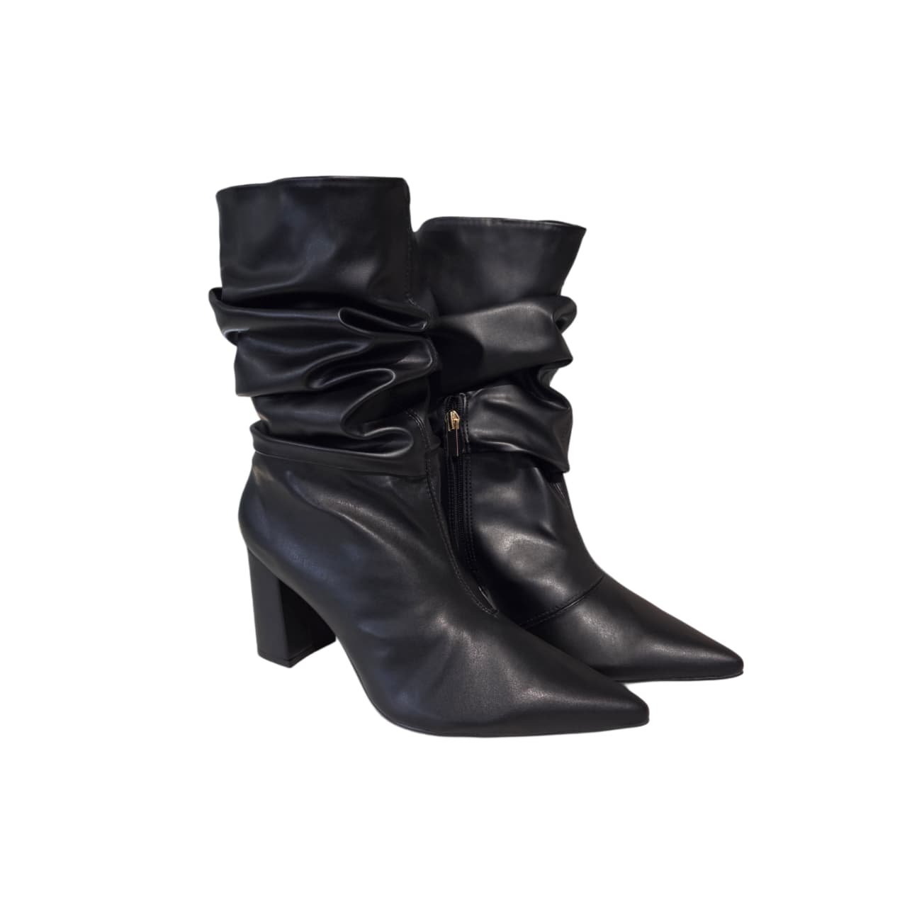 Varietta Bota Cano Medio Salto Bloco 8 cm Ref. 2692965 Preto 6