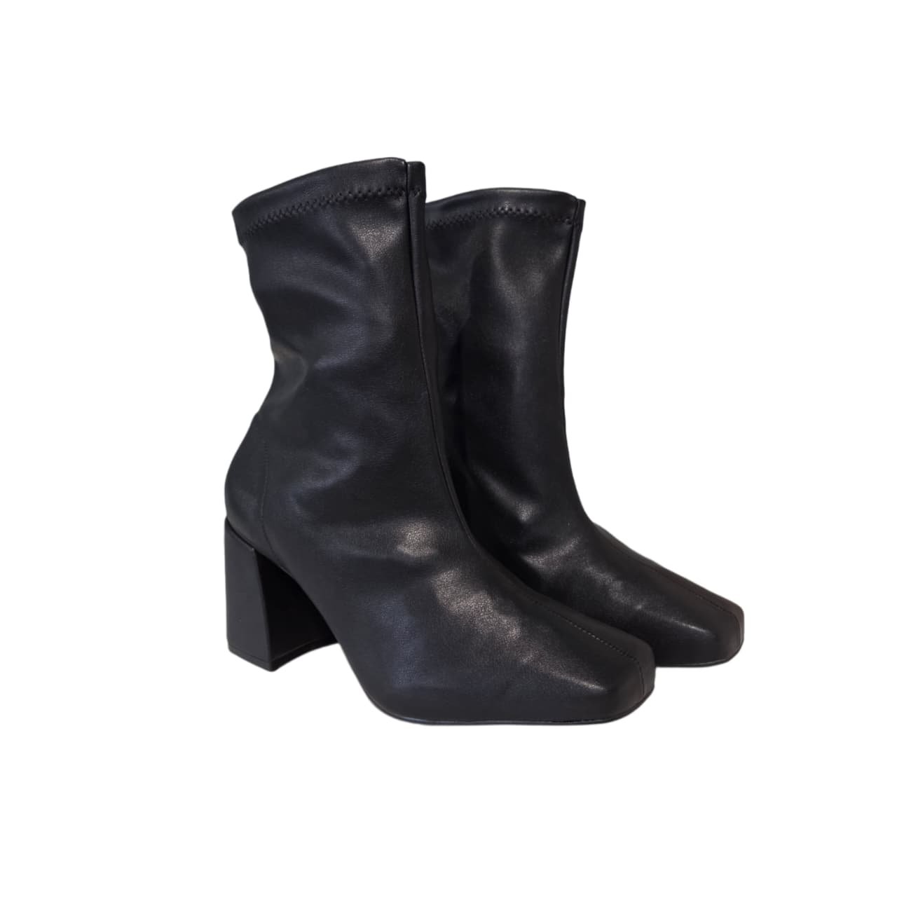 Varietta Bota Cano Curto Salto Bloco 8 cm Ref. 2123412 Preto 2