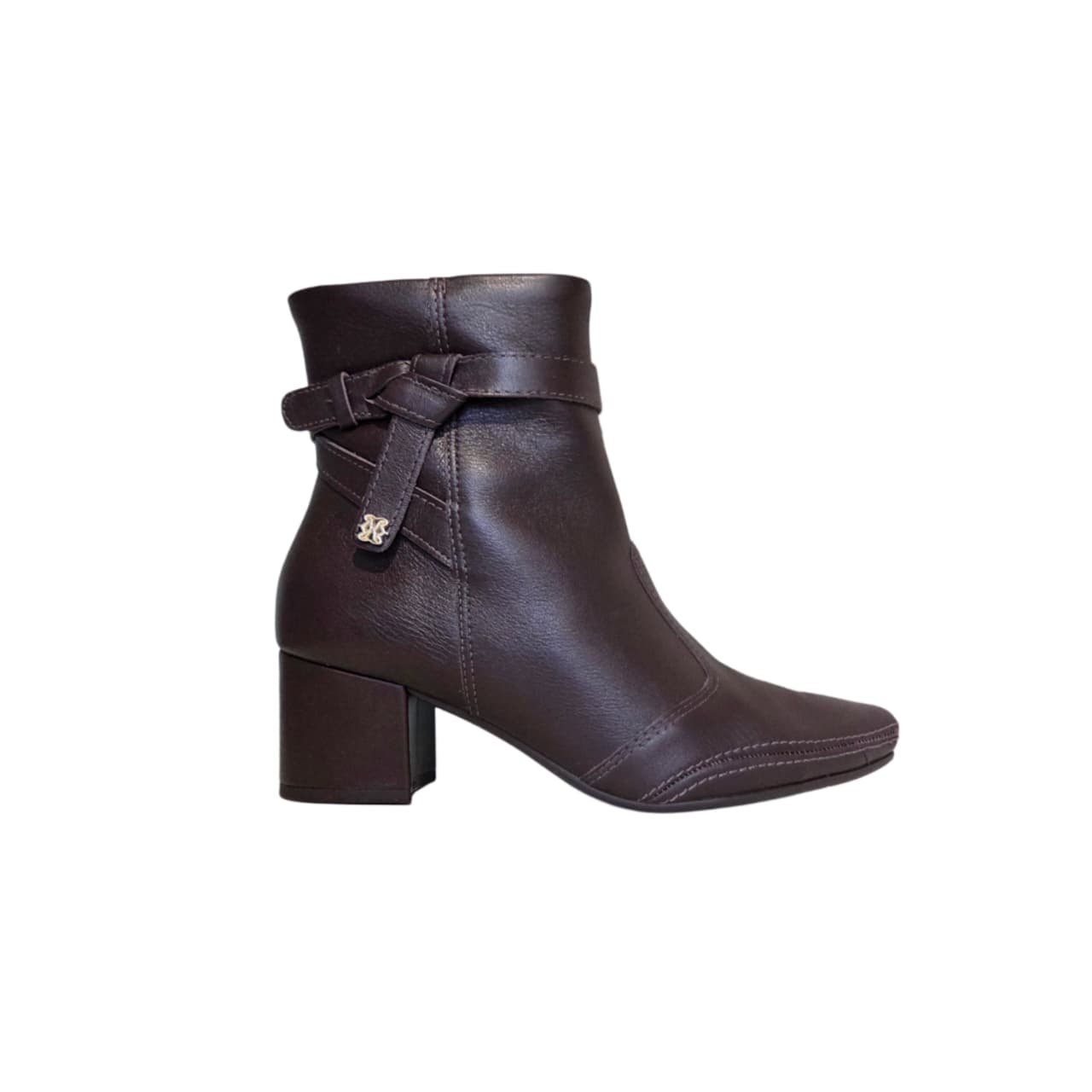Ramarim Total Comfort Bota Cano Curto em Couro Ref. 2657102