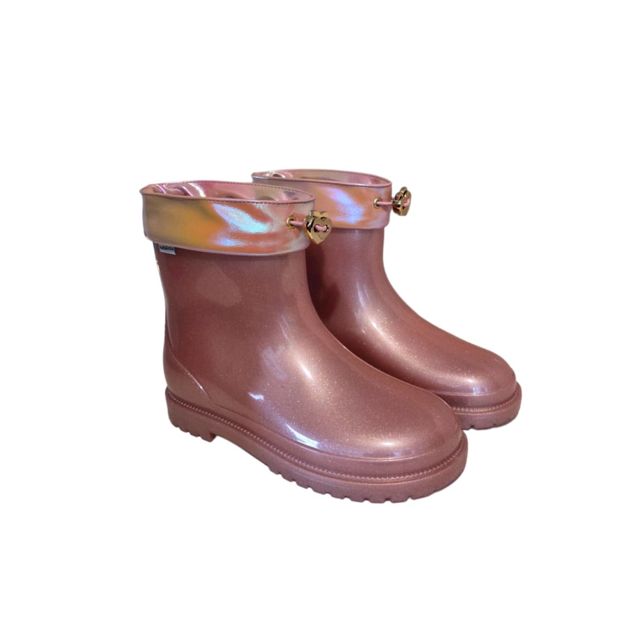 Molekinha Bota De Chuva Galocha Infantil Ref. 2187.302 Rosa Perolizado 6