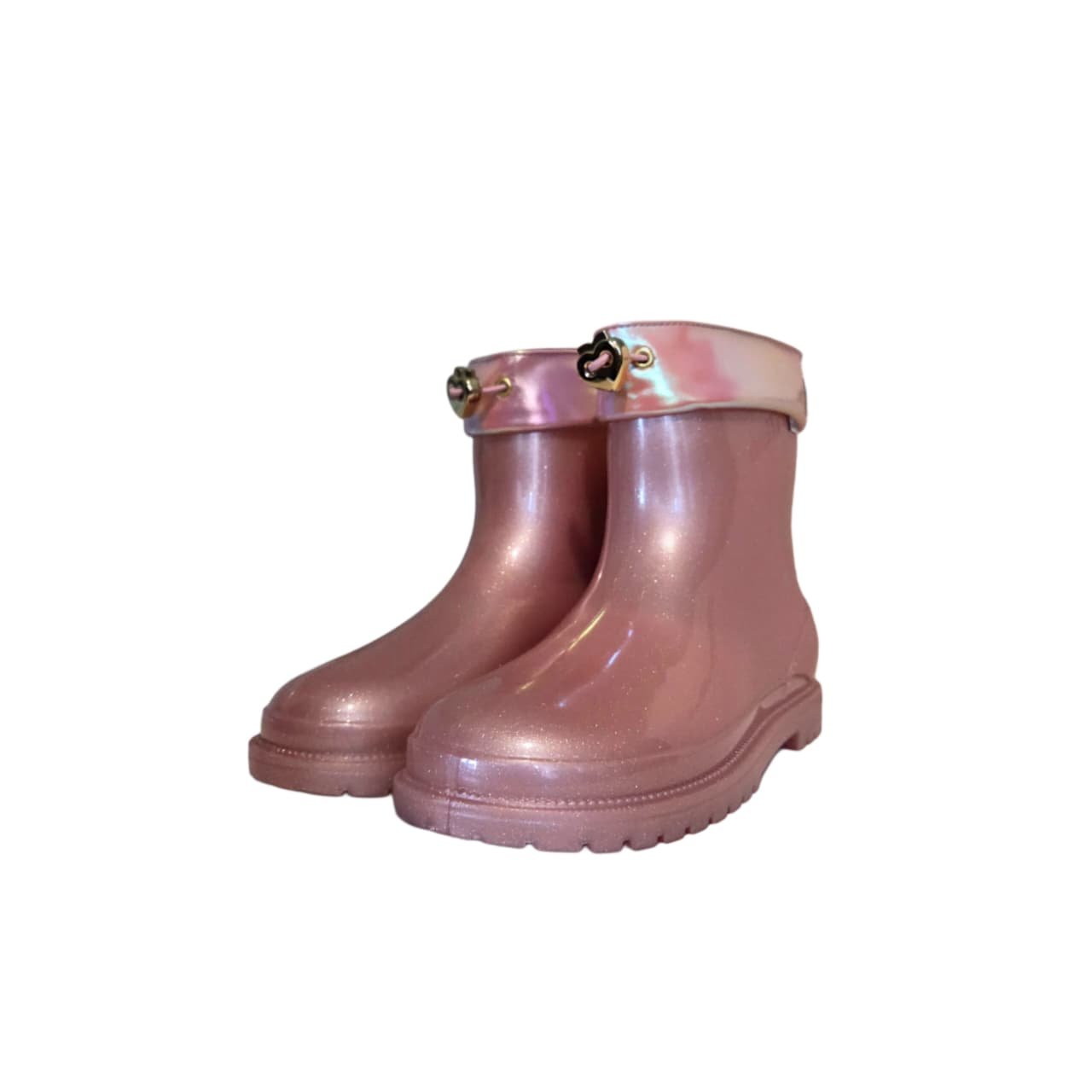 Molekinha Bota De Chuva Galocha Infantil Ref. 2187.302 Rosa Perolizado 7
