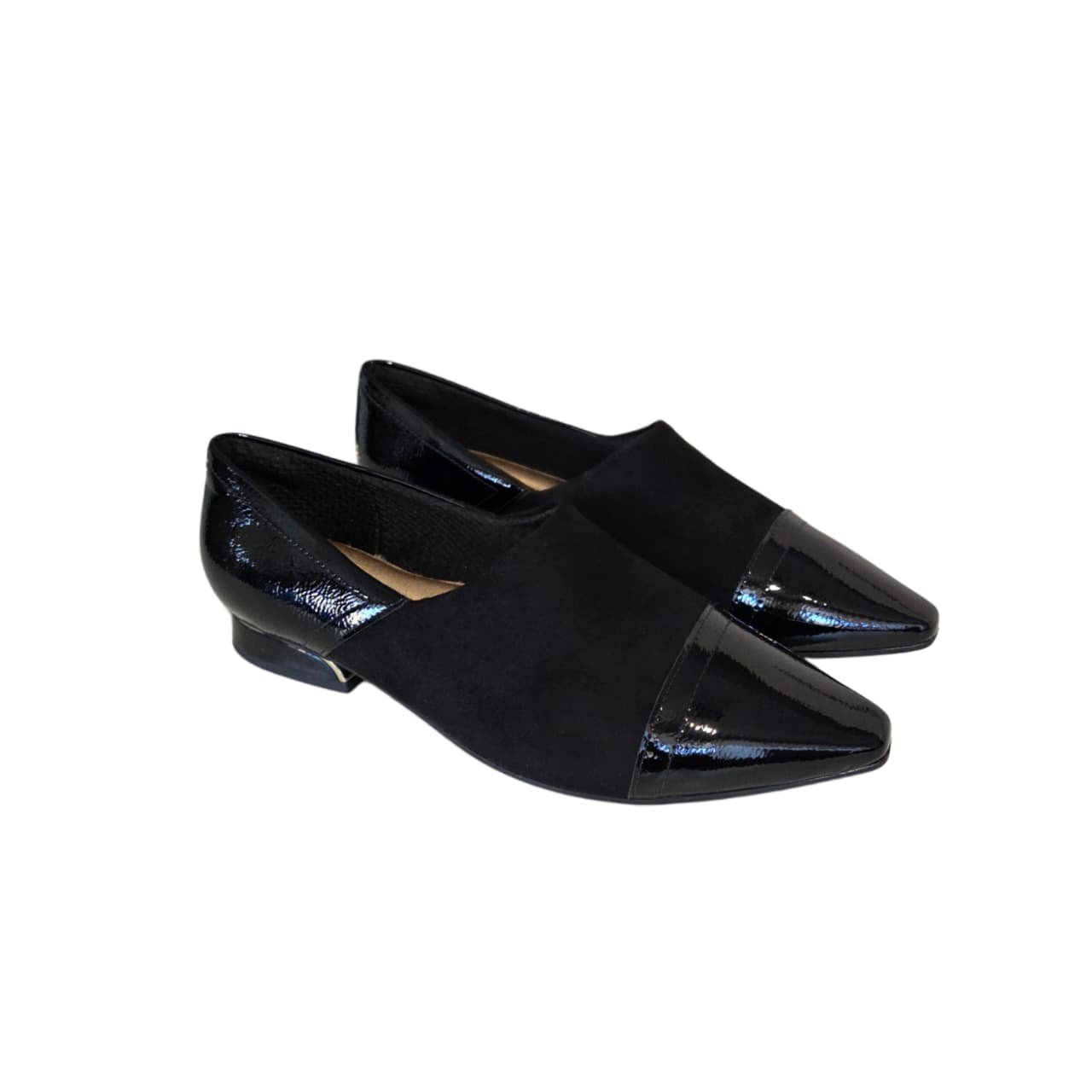 Piccadilly Maxi Sapatilha Bico Fino Salto 2 cm Ref. 279047 Preto 2