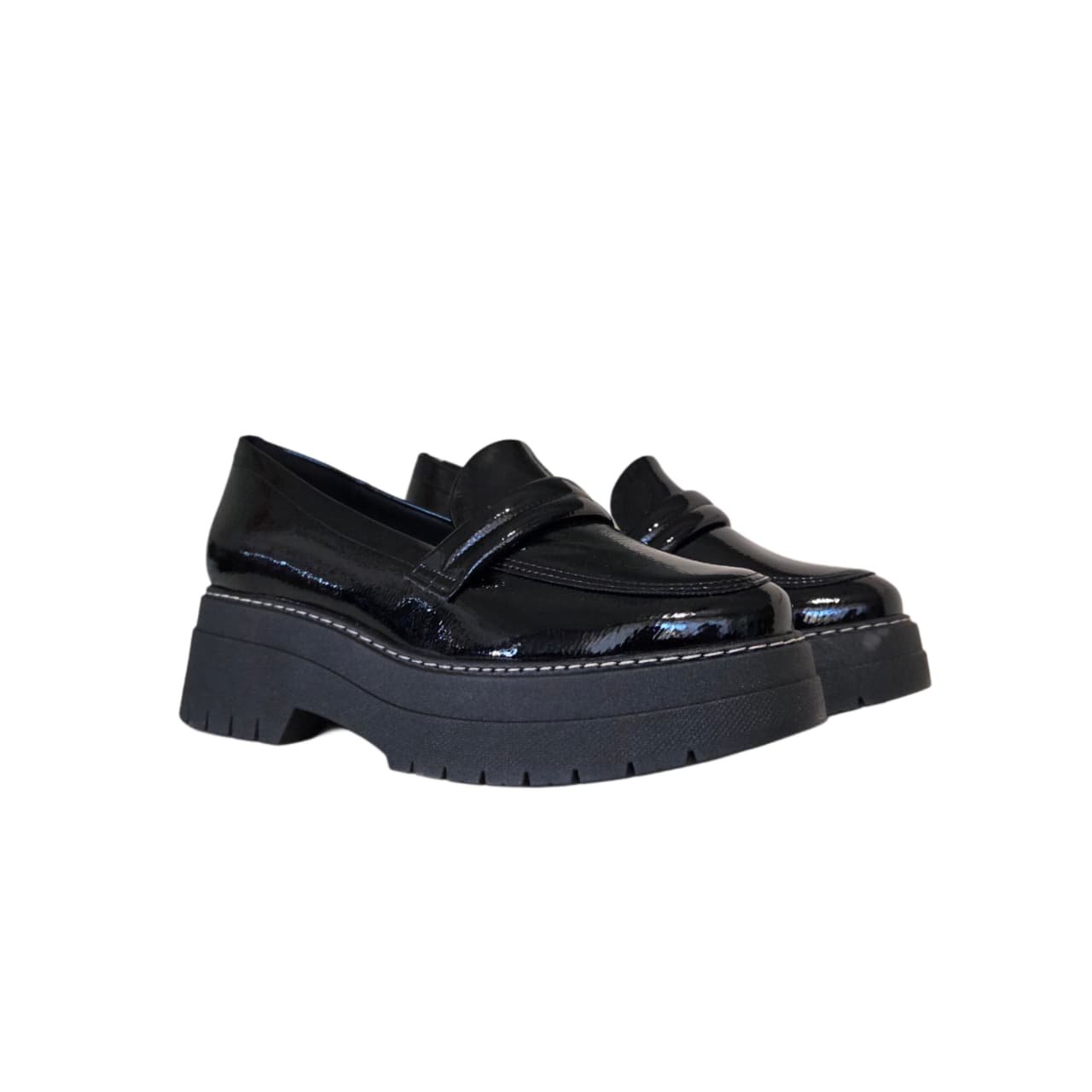 Piccadilly Mocassim Loafer Feminino Ref. 318022 Preto 5