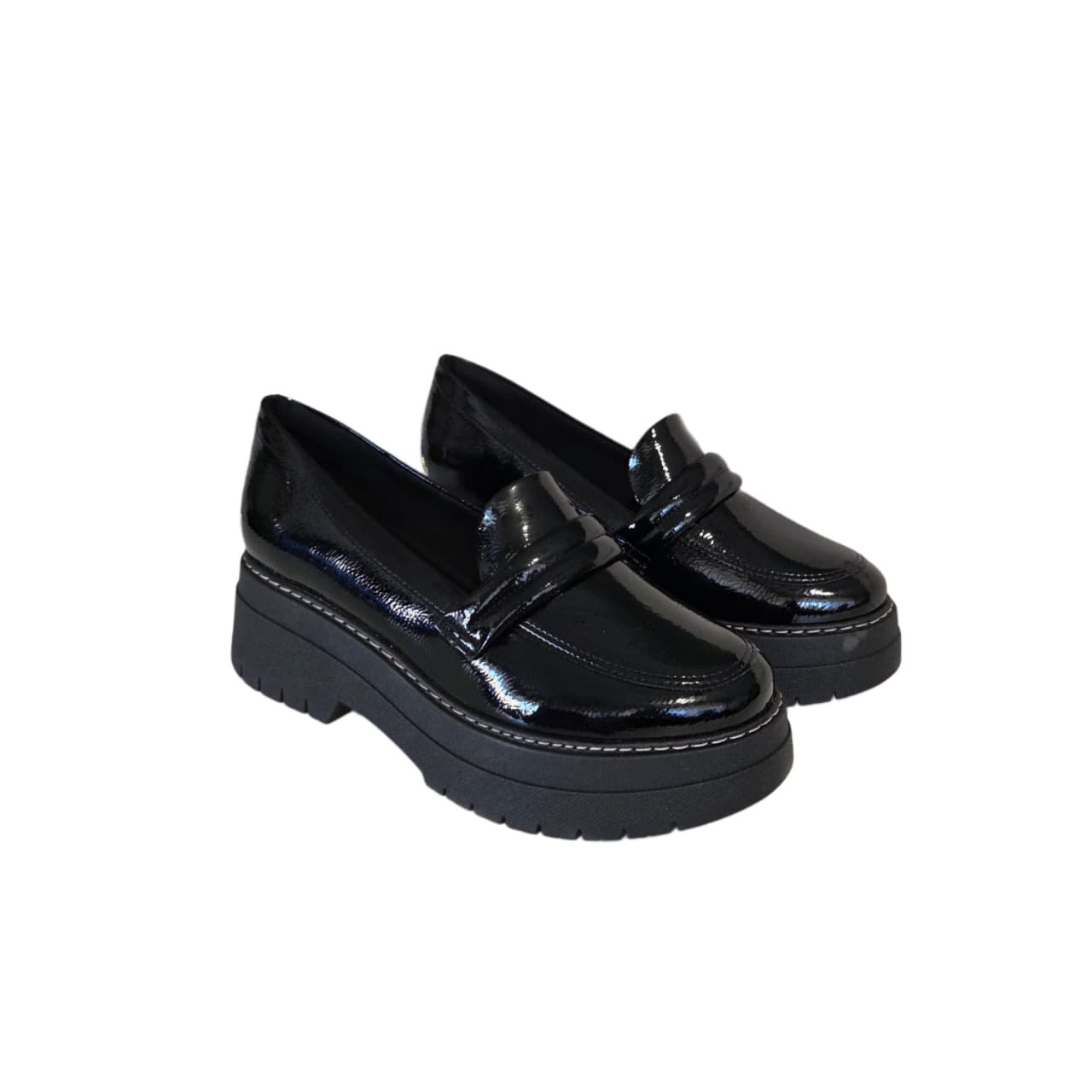 Piccadilly Mocassim Loafer Feminino Ref. 318022 Preto 6