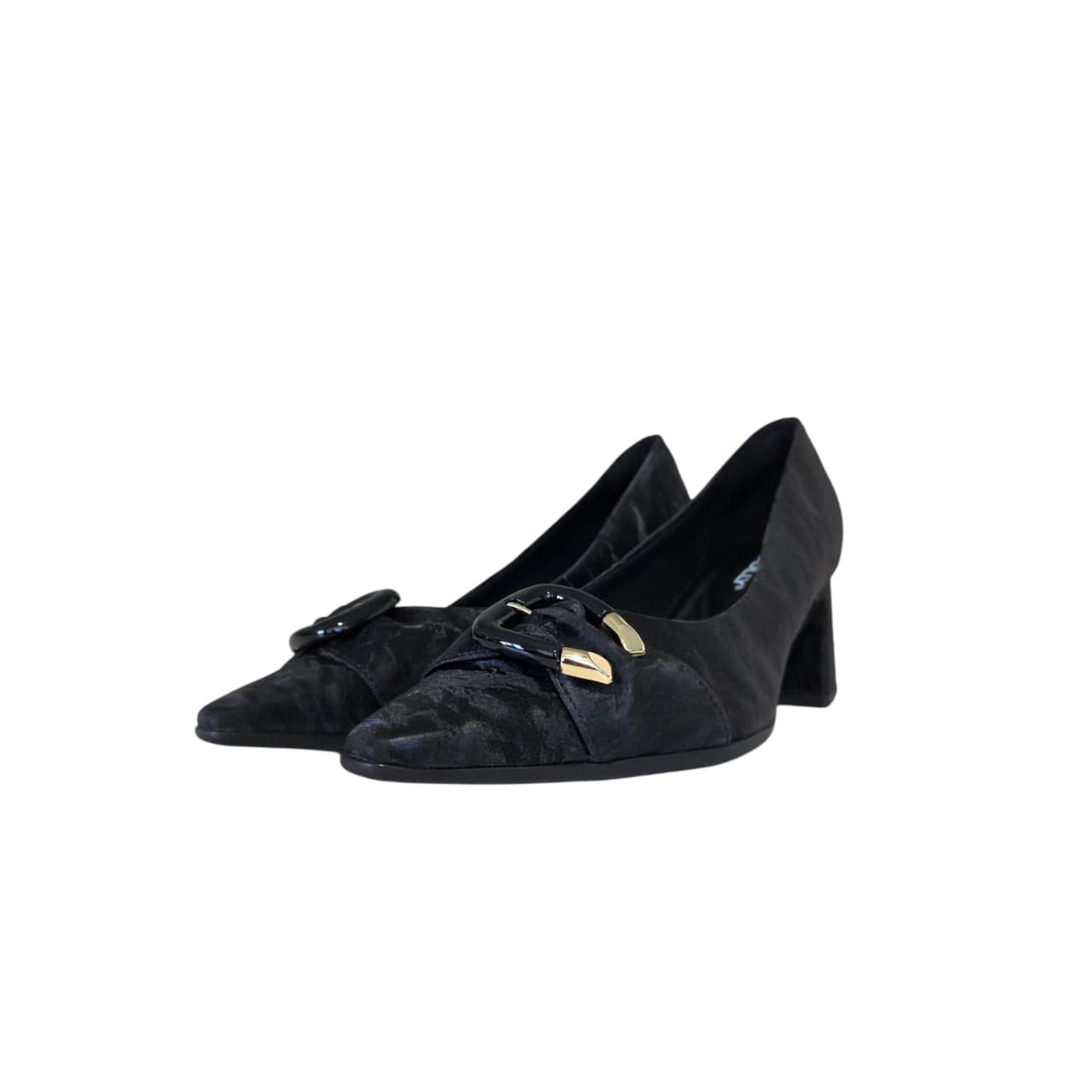Piccadilly Sapato Feminino Salto Bloco 6 cm Ref. 764026 Preto 2