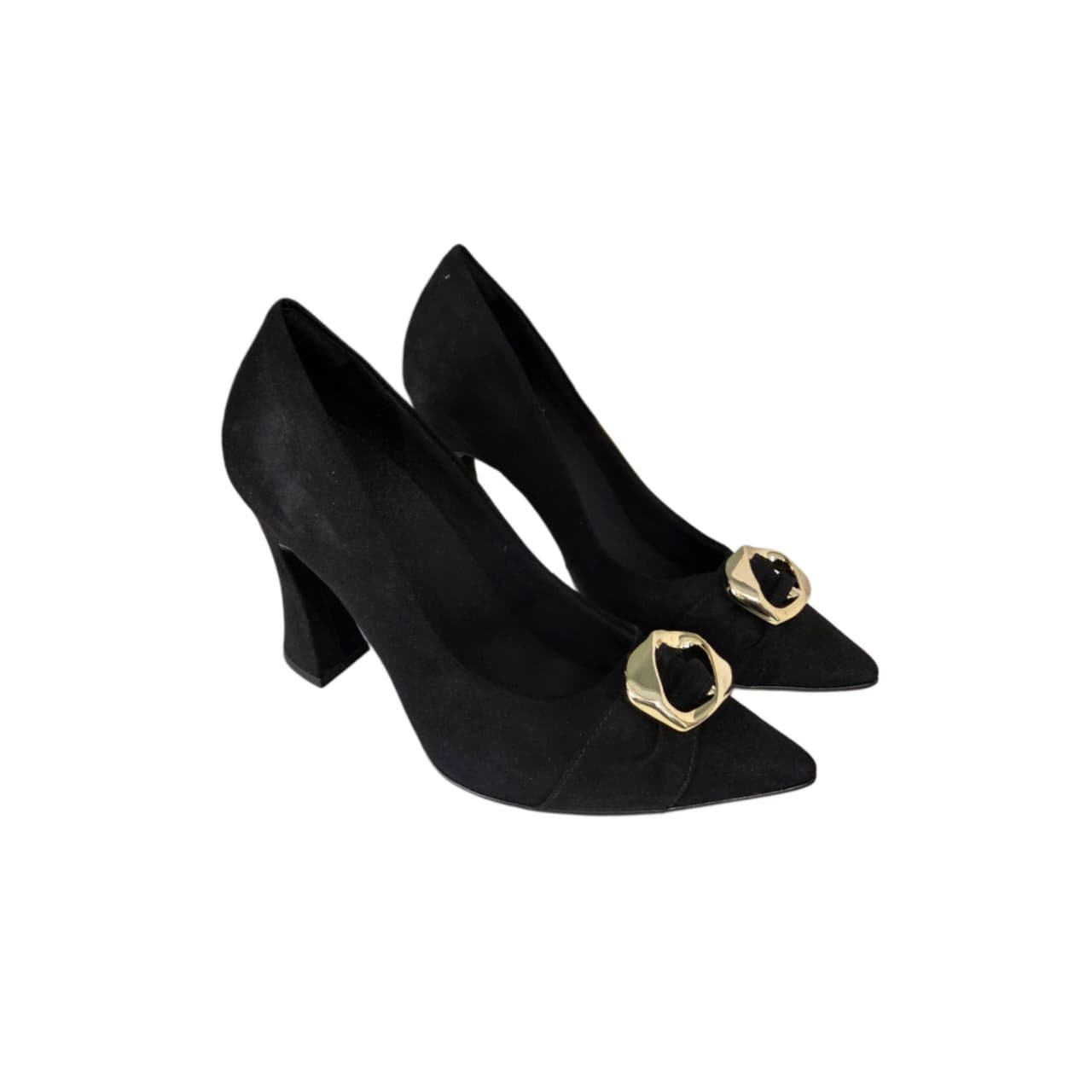 Piccadilly Sapato Feminino Salto Taca 9 cm Ref. 749251 Preto 6
