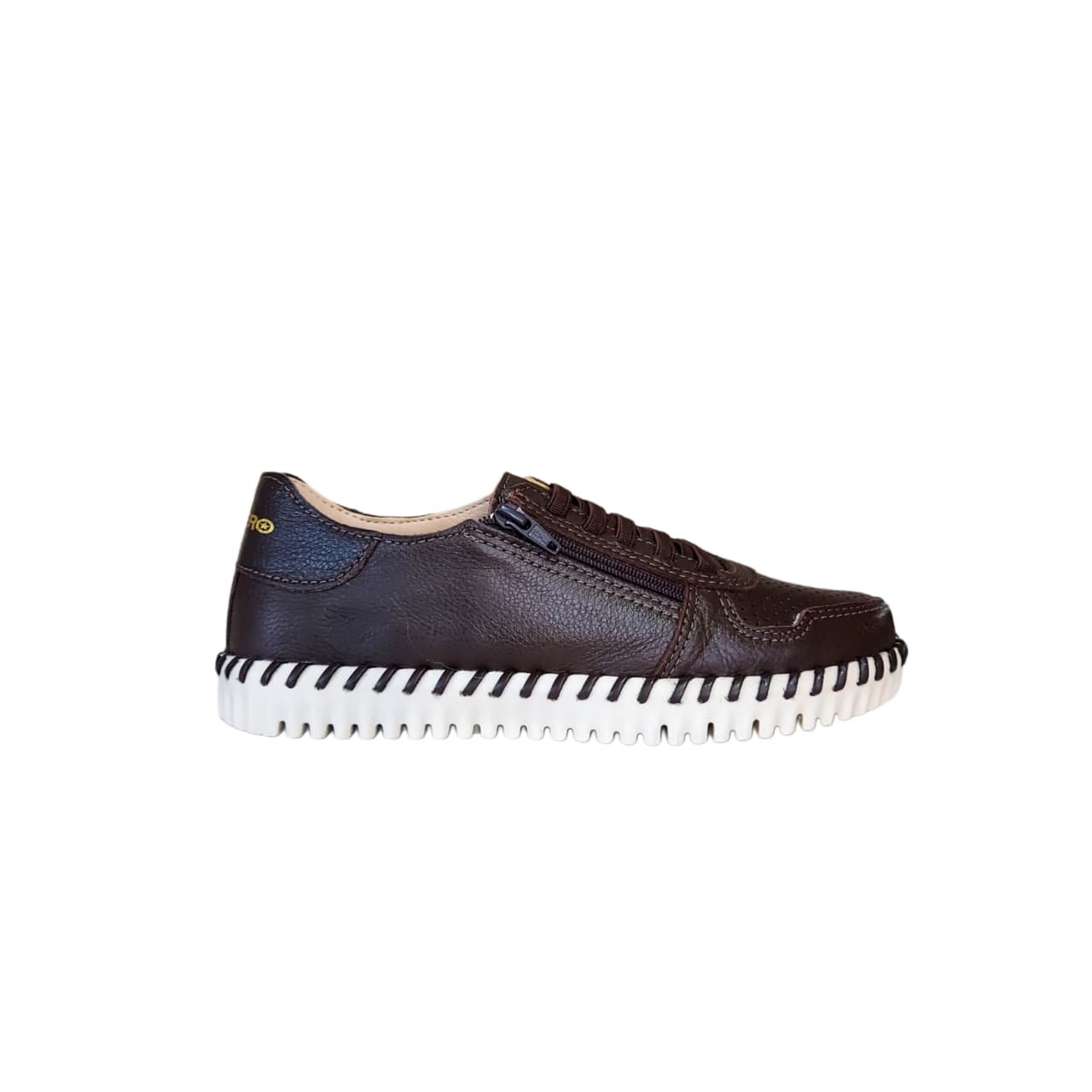 Bottero Tenis Casual Slip On Feminino Em Couro Ref. 374103