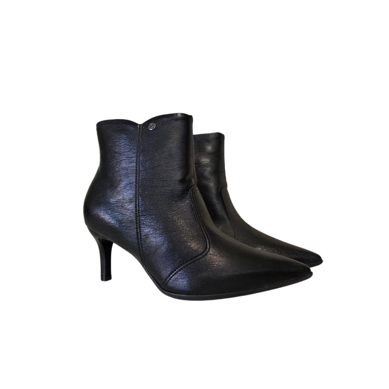 Piccadilly Bota Social Cano Curto salto 6,5 cm Ref. 772006 Preto 5