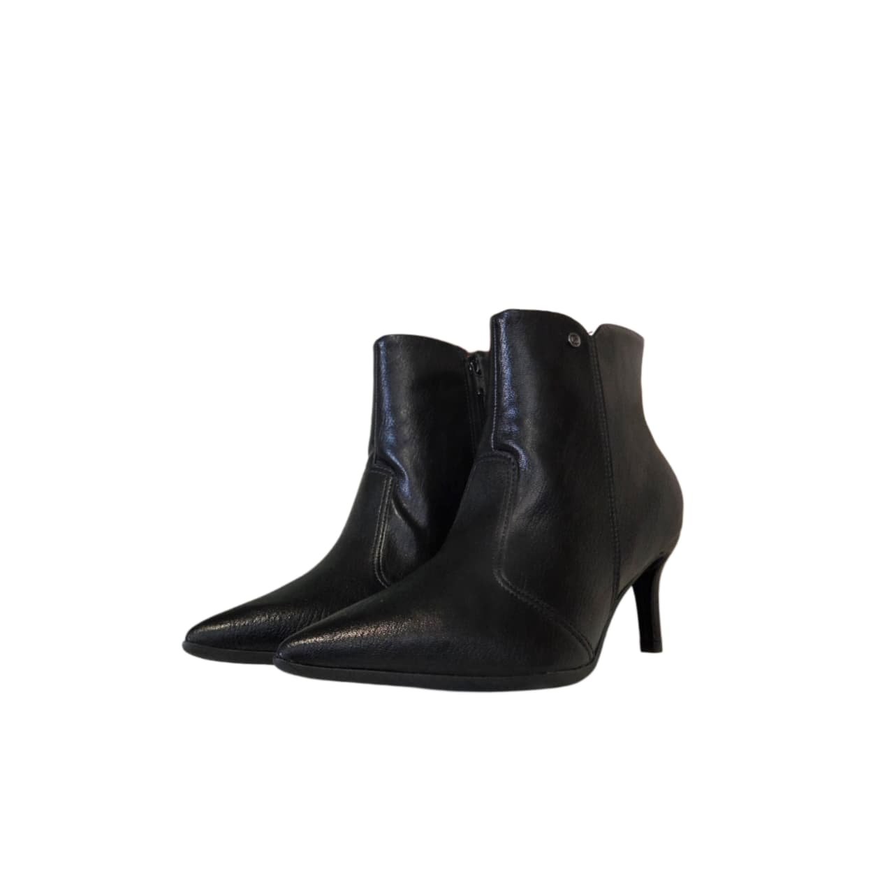 Piccadilly Bota Social Cano Curto salto 6,5 cm Ref. 772006 Preto 6