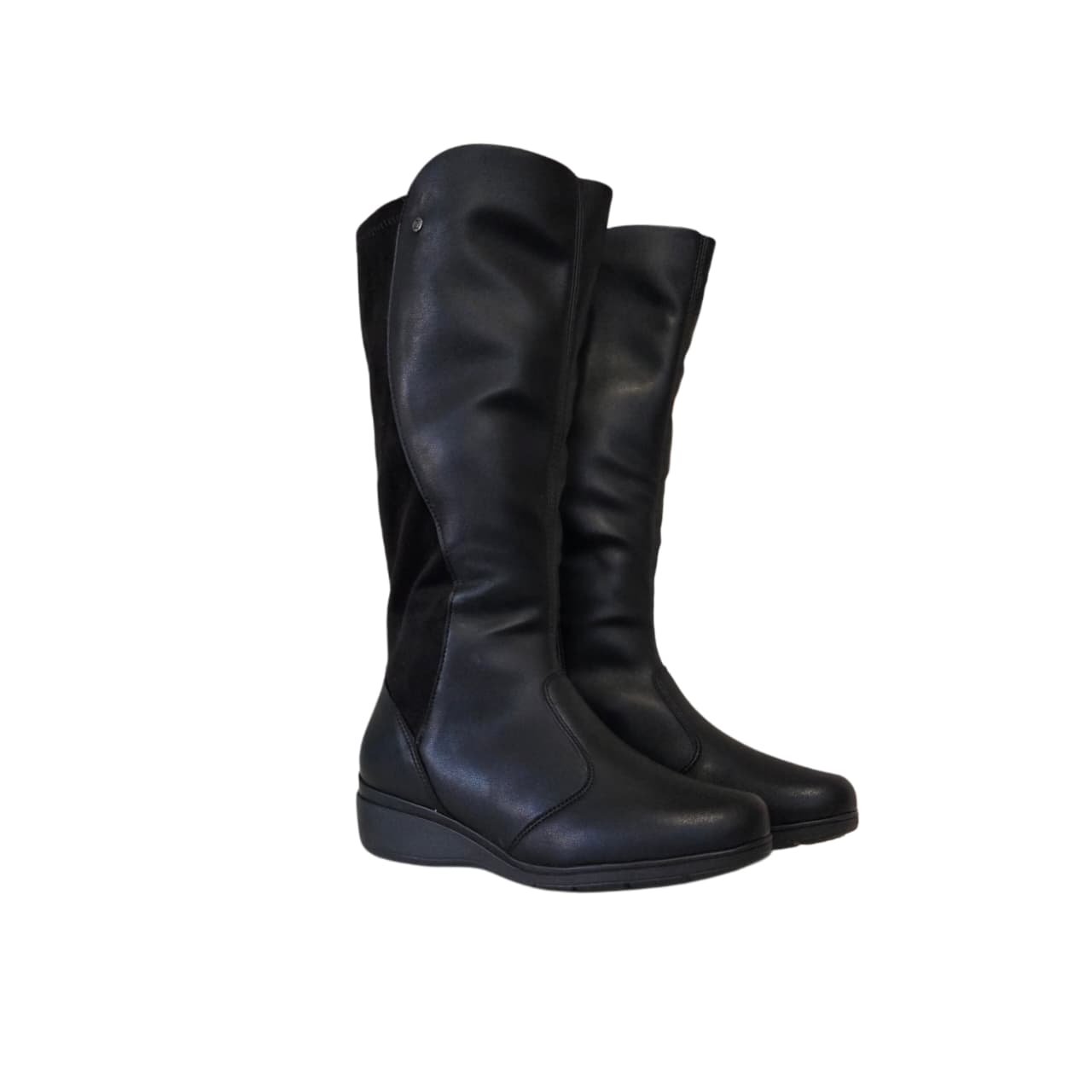 Piccadilly Maxi Bota Anabela Cano Longo Salto 4 cm Ref. 117134 Preto 5