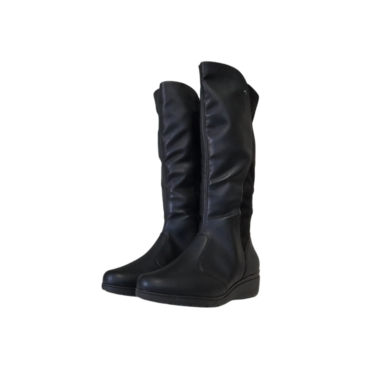 Piccadilly Maxi Bota Anabela Cano Longo Salto 4 cm Ref. 117134 Preto 7