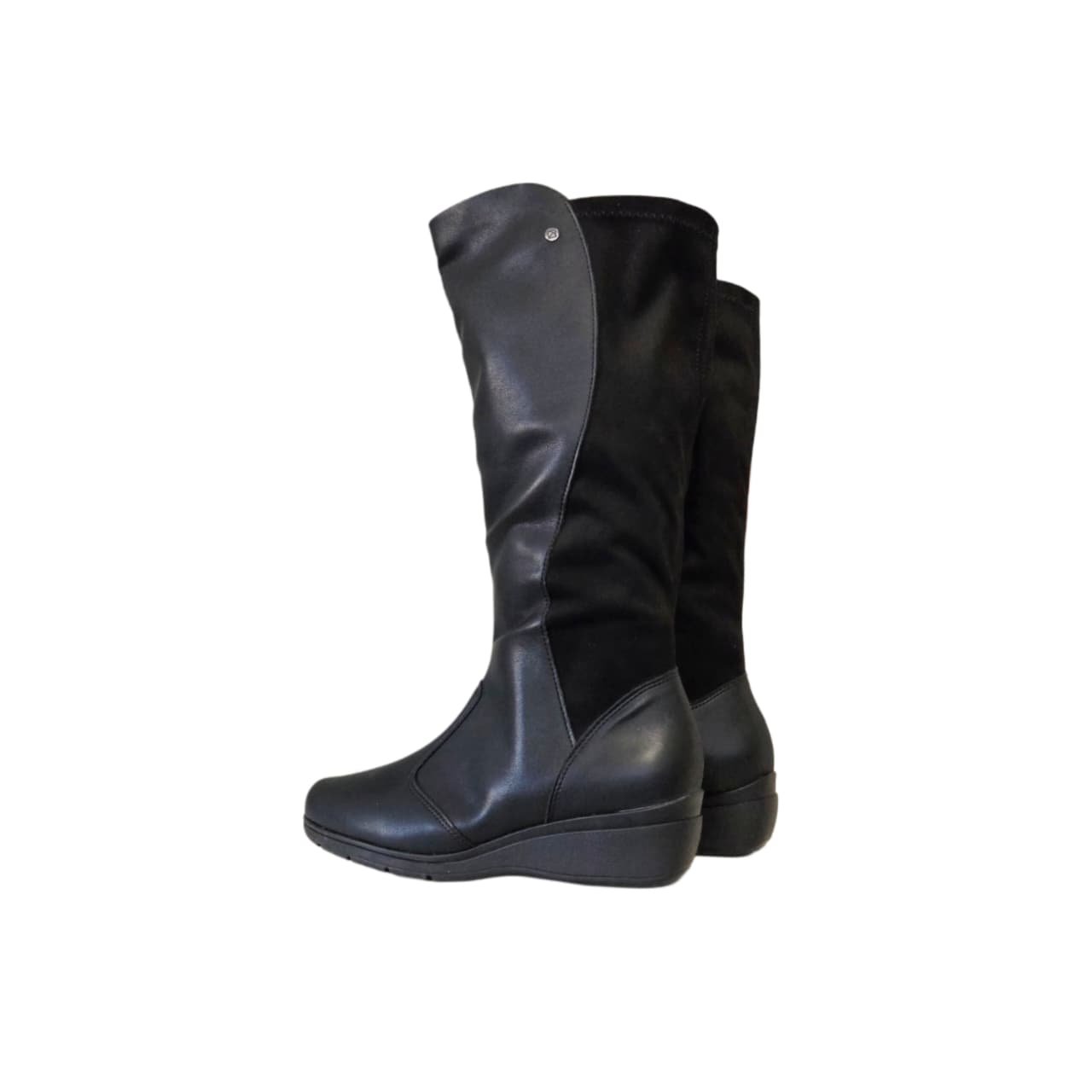 Piccadilly Maxi Bota Anabela Cano Longo Salto 4 cm Ref. 117134 Preto 8