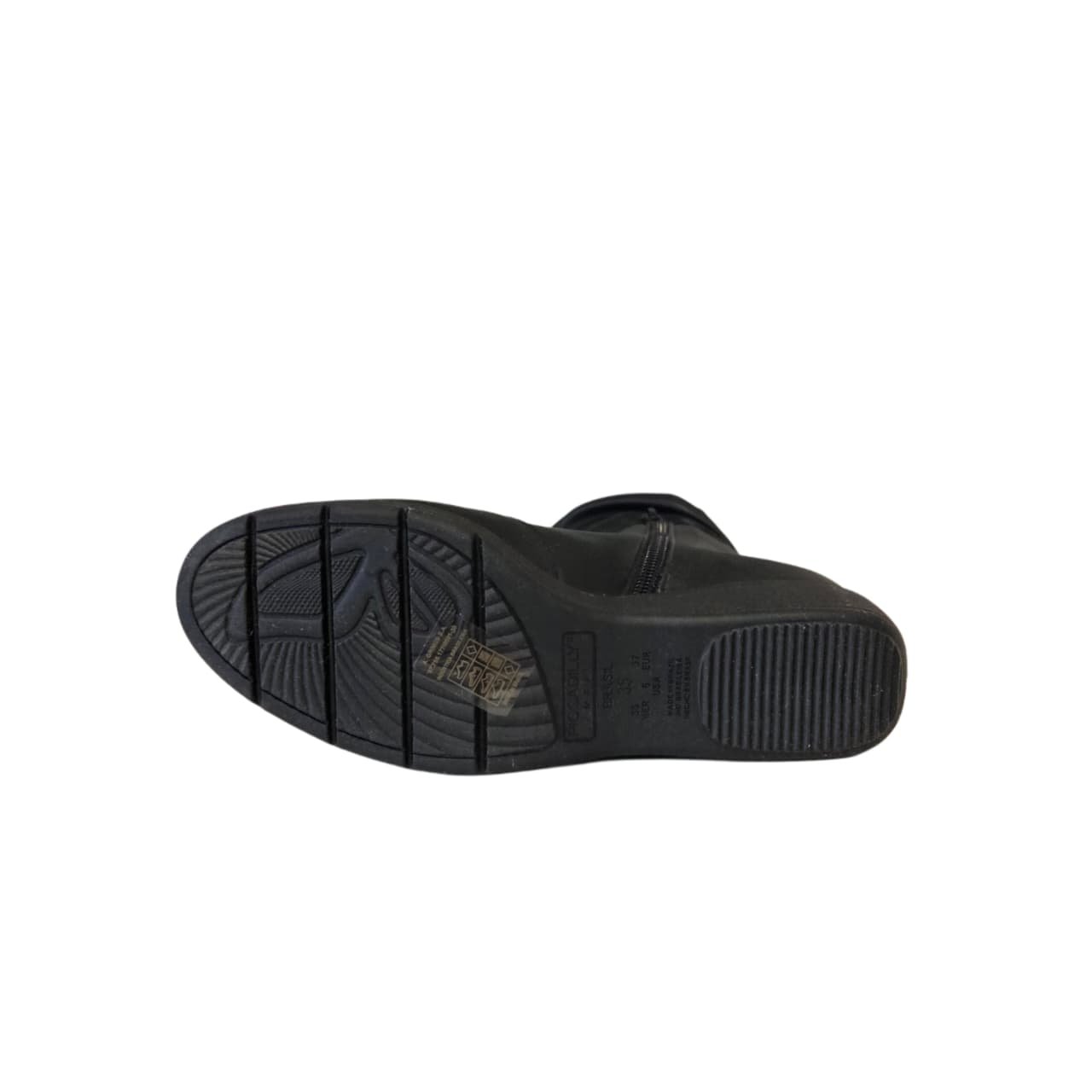 Piccadilly Maxi Bota Anabela Cano Longo Salto 4 cm Ref. 117138 Preto 4